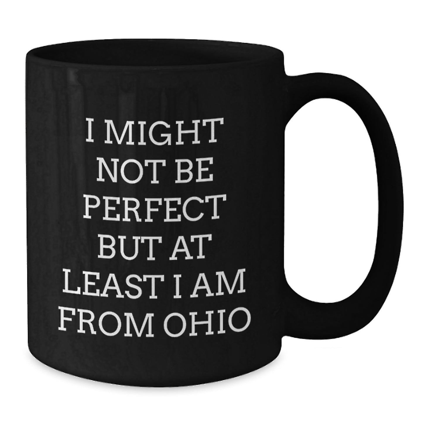 Funny Ohio Gifts for Men from Ohio, Black Coffee Mugs for Ohio Graduation Unique Gifts for Friends - Additional