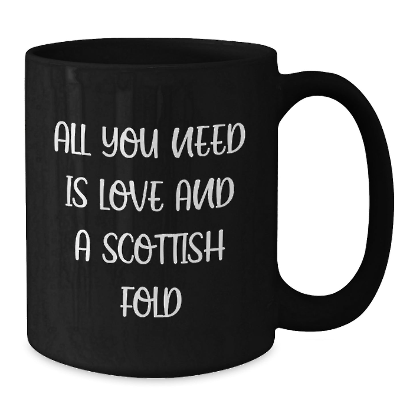 Funny Scottish Fold Cat Lover Gifts from Friends to Family Members for Graduation Unique Mug - Additional