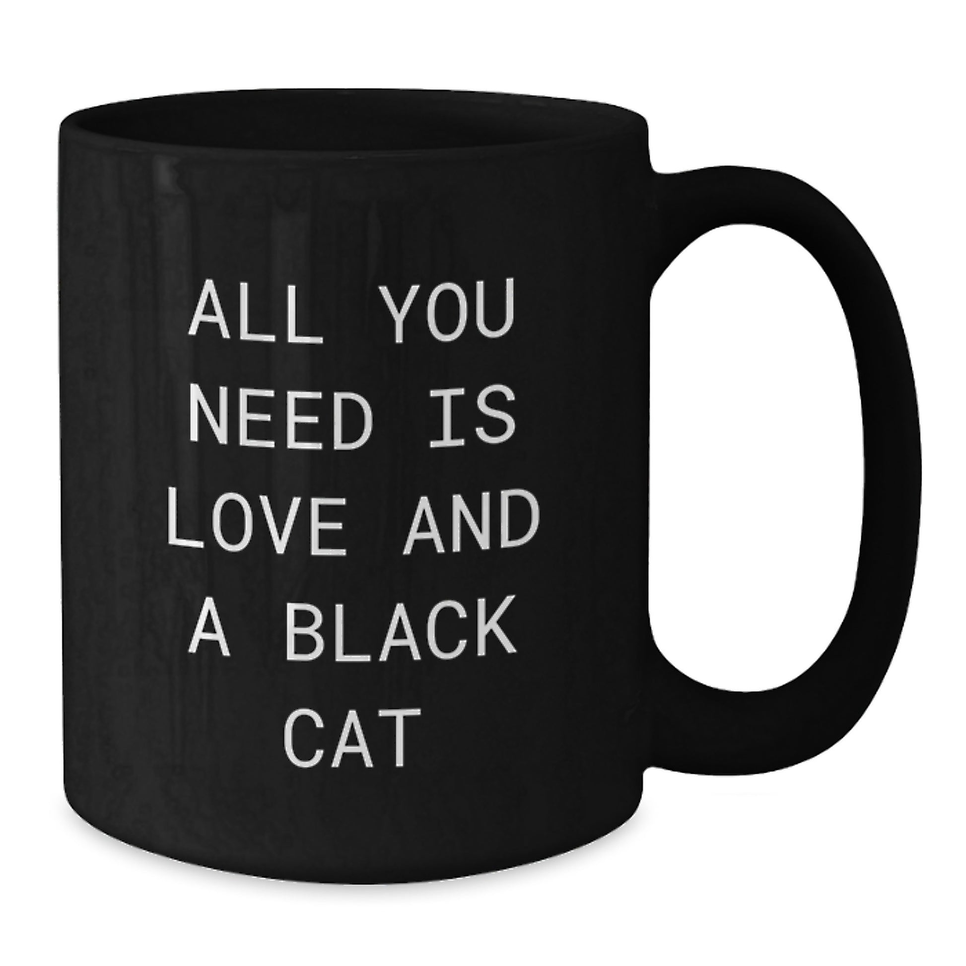 Black Cat Coffee Lovers Gifts from Men to Women, Inspirational Black Cat Mug for Christmas Unique Gifts - Additional