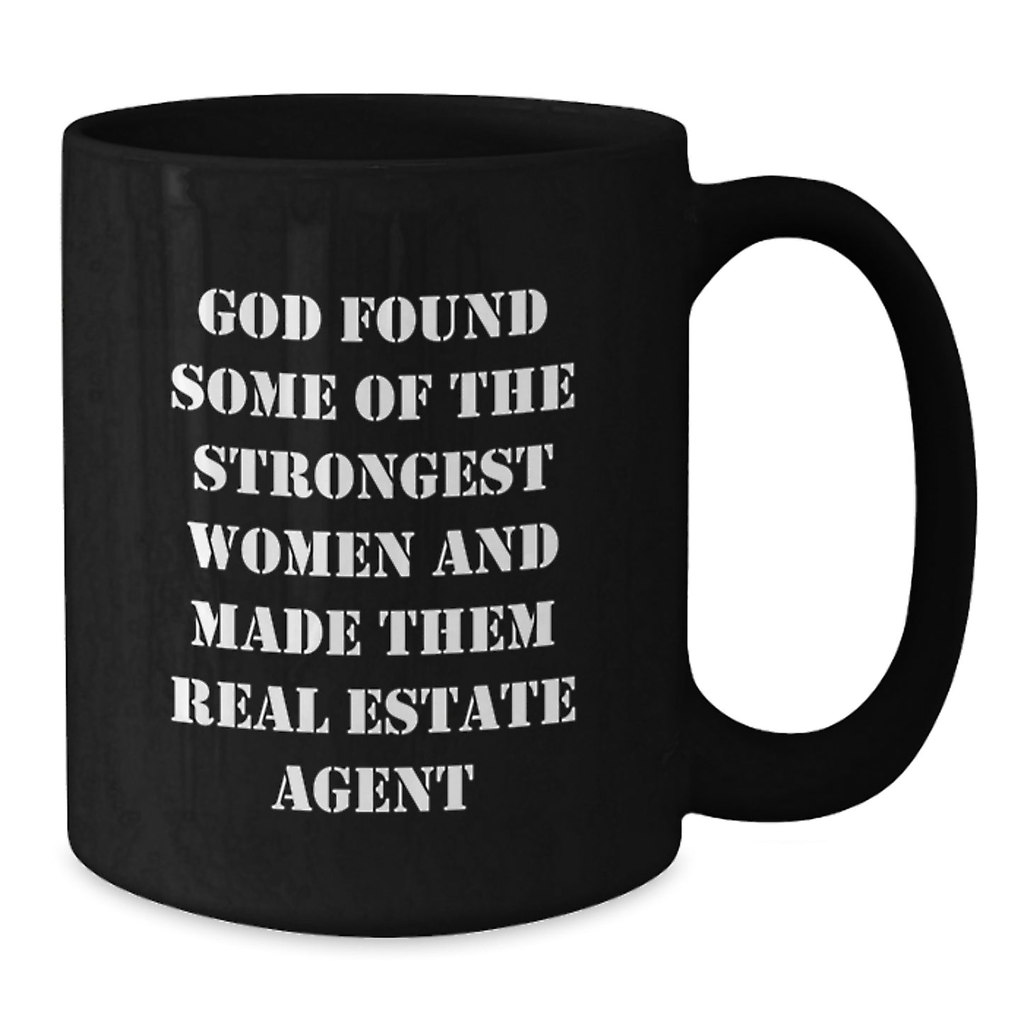 Funny Real Estate Agent Gifts from Friends, Unique Graduation Unique Gifts for Real Estate Agent Men and Women, Black Coffee Mug - Additional