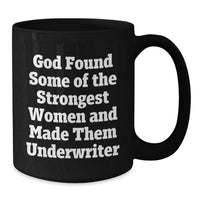 Load image into Gallery viewer, Funny Underwriter Gifts from Men, Women, Friends or Coworkers - Unique Valentine's Coffee Mugs for Underwriter Lovers, Black Coffee Mug, Inspirational Quote - Additional
