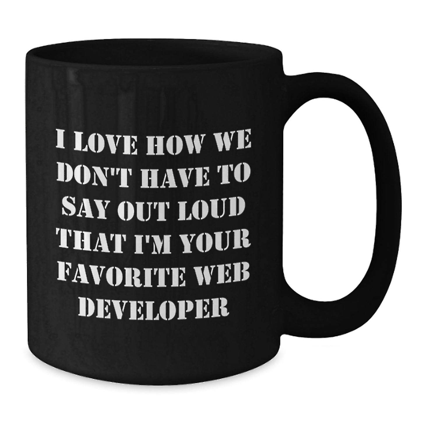 Funny Web Developer Gift, Black Coffee Mug for Graduation, Web Developer Humor Gifts from Friends - Additional