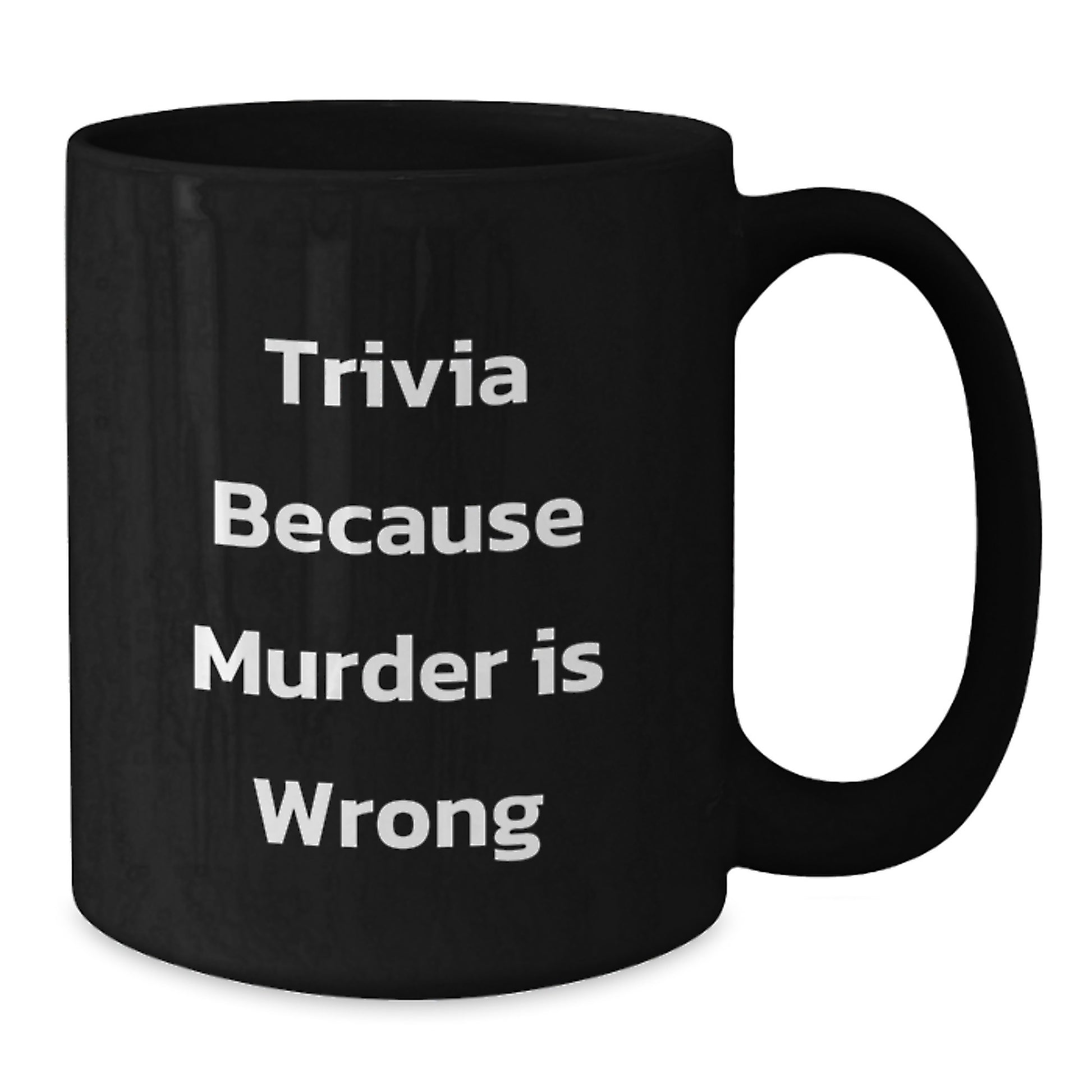 Trivia Enthusiast Gifts from Friends Funny Black Coffee Mugs for Graduation Unique Trivia Lovers - Additional
