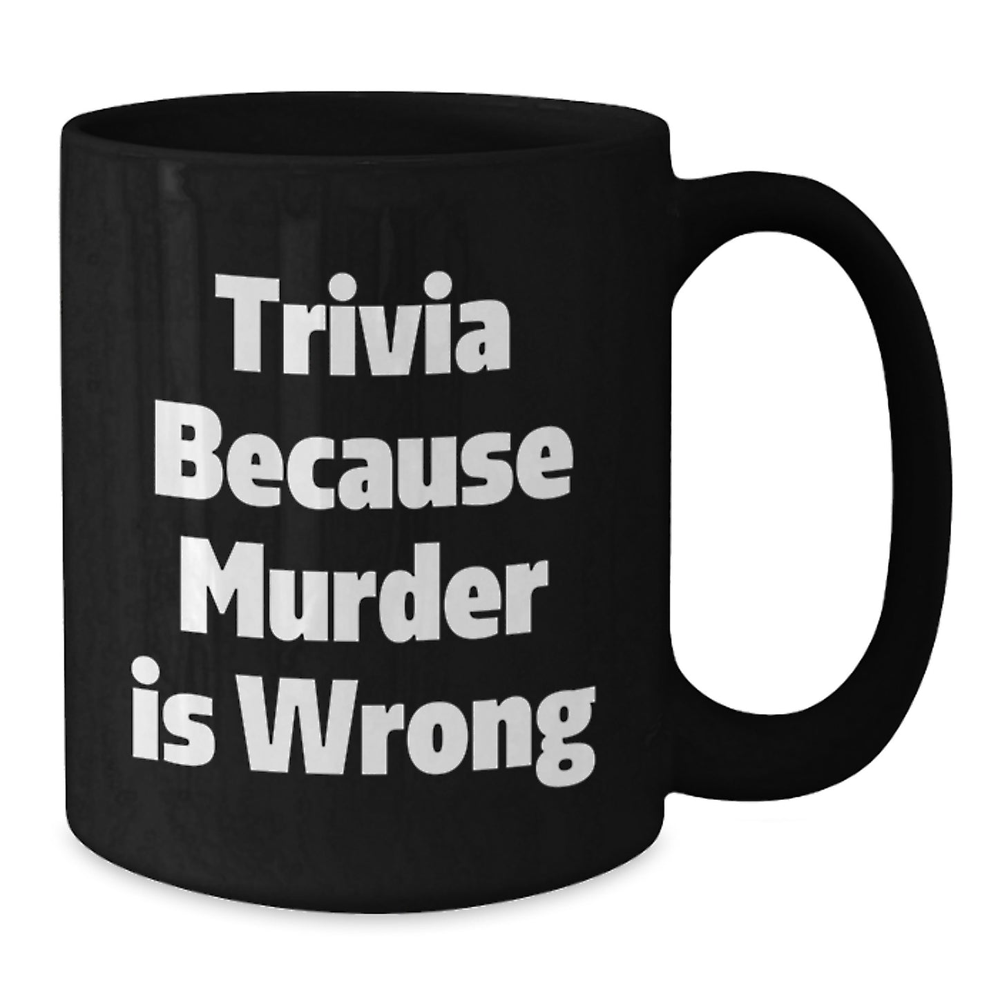 Funny Trivia Gifts for Men from Friends - Trivia Black Coffee Mug for Graduation Unique Gifts - Additional