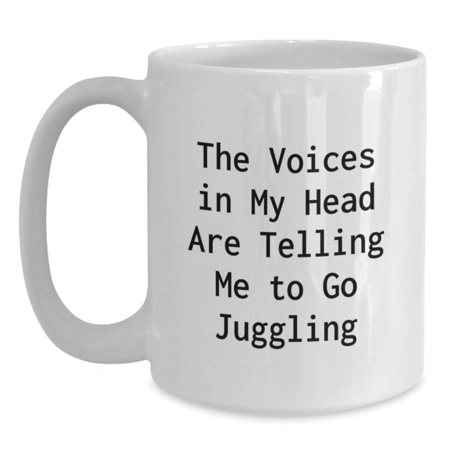 Funny Juggling White Coffee Mug Gift from Friends for Valentine's Unique - Main