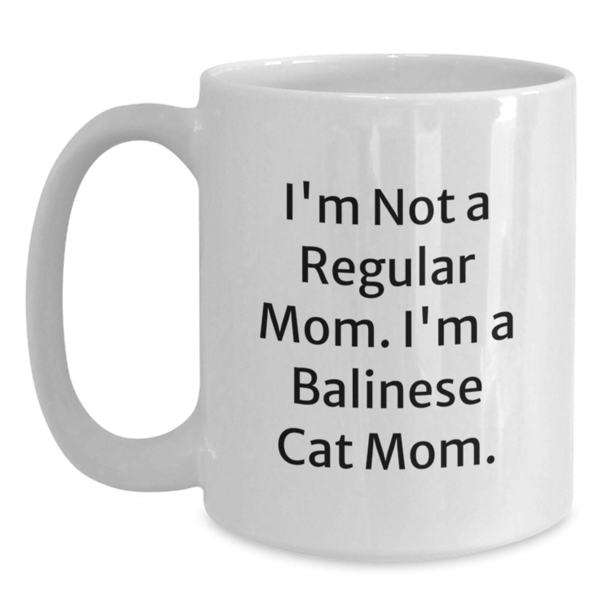 Balinese Cat Mom Keepsake Ceramic Mug – Birthday Gift for Him - Main