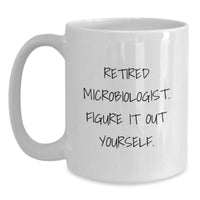 Load image into Gallery viewer, Funny Microbiologist Gifts for Men, White Coffee Mugs from Friends, Best Christmas Unique Gifts for Him - Main
