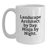 Load image into Gallery viewer, Funny Landscape Architect Gifts from Friends for Valentine's Unique White Coffee Mug - Main
