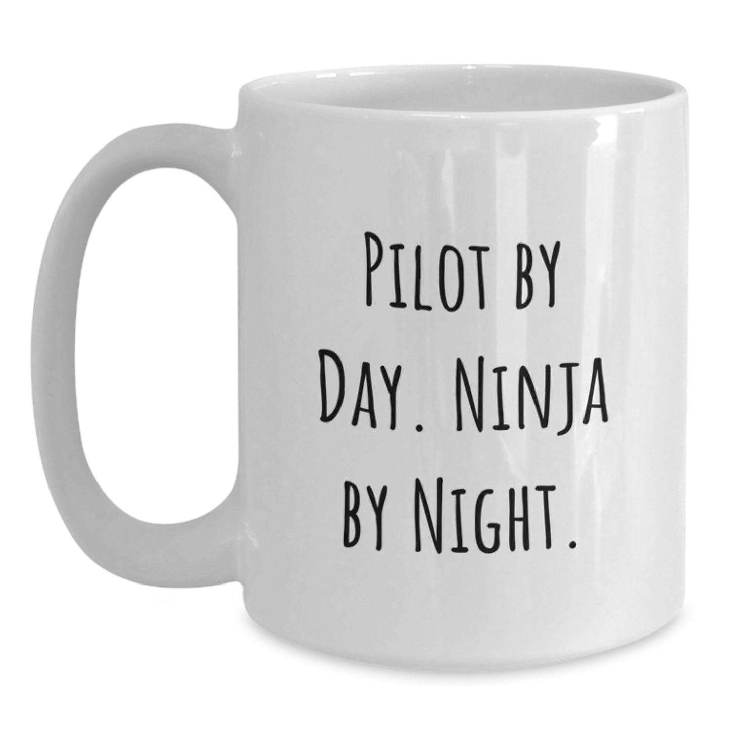 Pilot Keepsake White Ceramic Mug for Him – Birthday Gift – 11oz or 15oz - Main