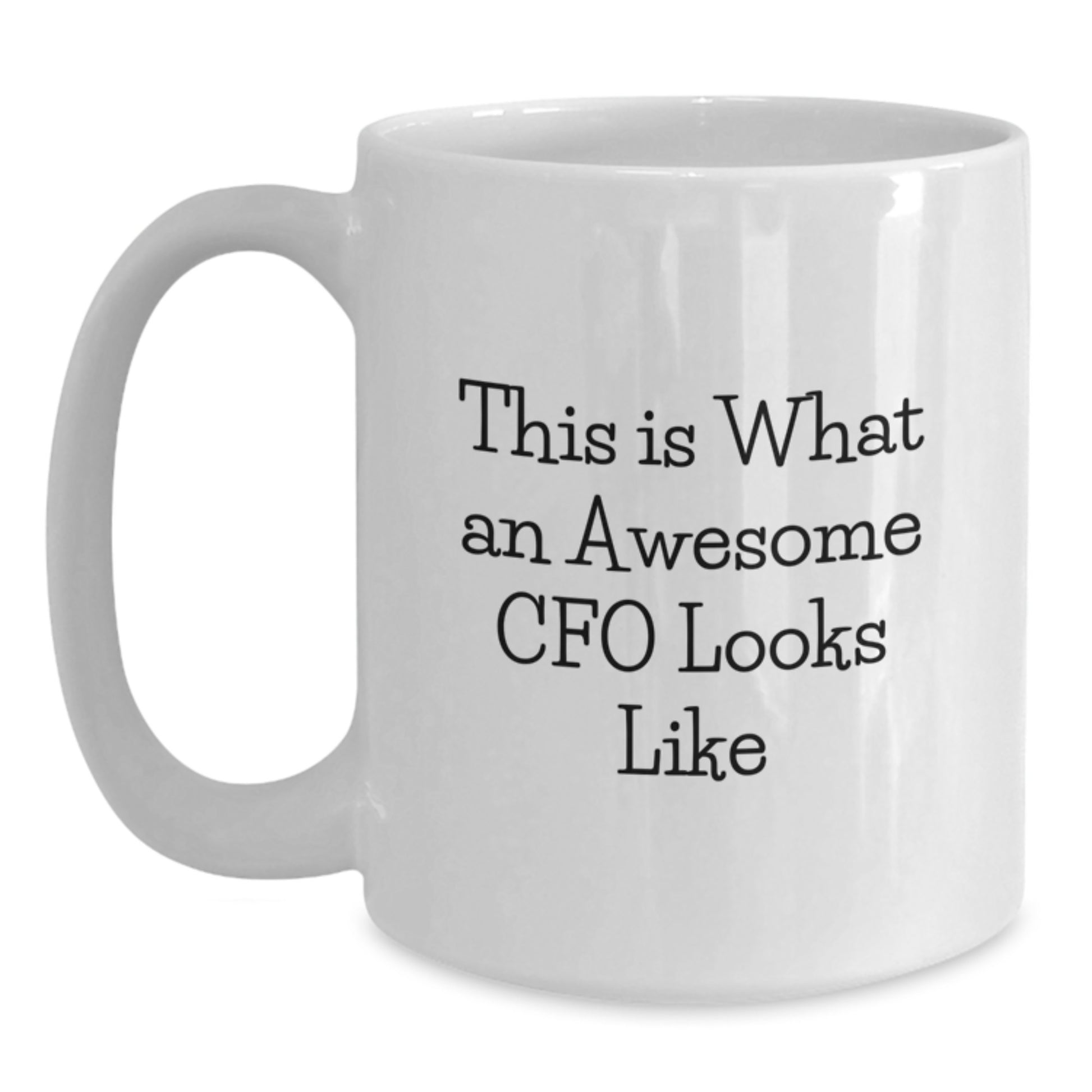 Cfo Keepsake White Premium Ceramic Coffee Mug for Him Birthday Gift - Main