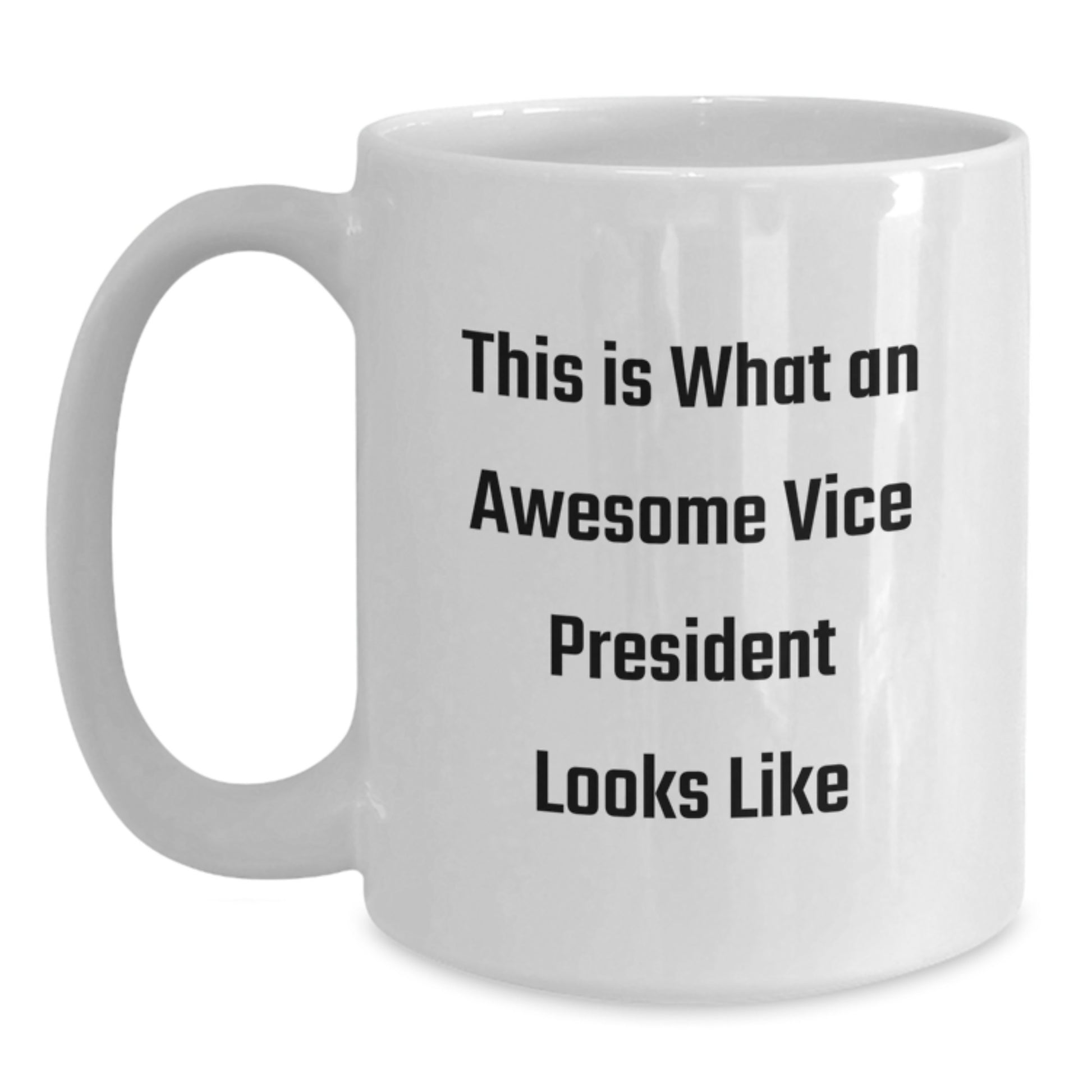 Vice President Keepsake Ceramic White Coffee Mug for Him Birthday Gift - Main