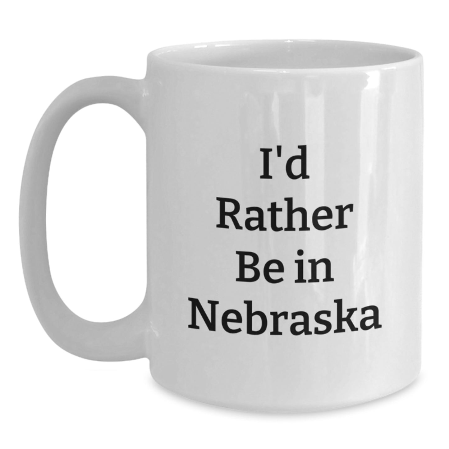 Nebraska Keepsake White Coffee Mug for Him Birthday Gift - Main