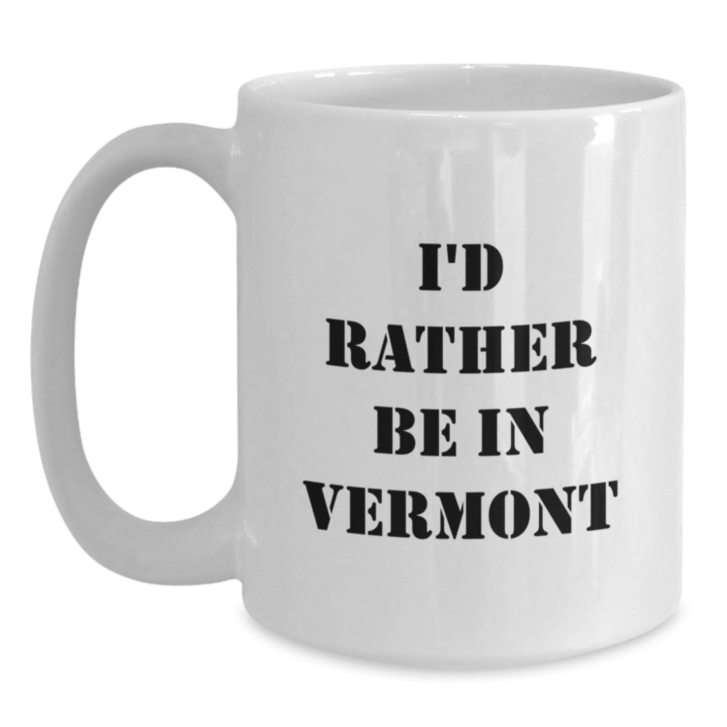Vermont White Coffee Mug Keepsake for Him Graduation Gift - Main