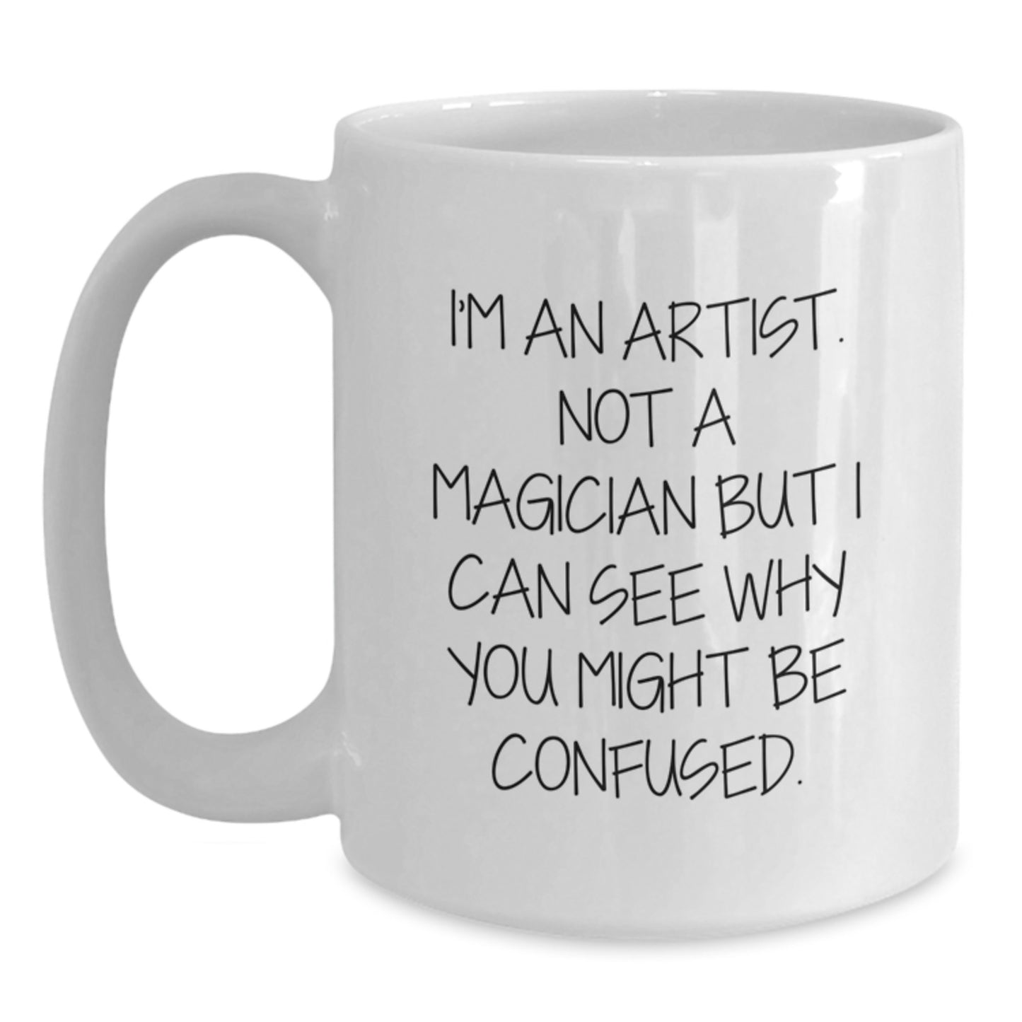 Artist Keepsake Ceramic White Coffee Mug for Him Birthday Gift - Main