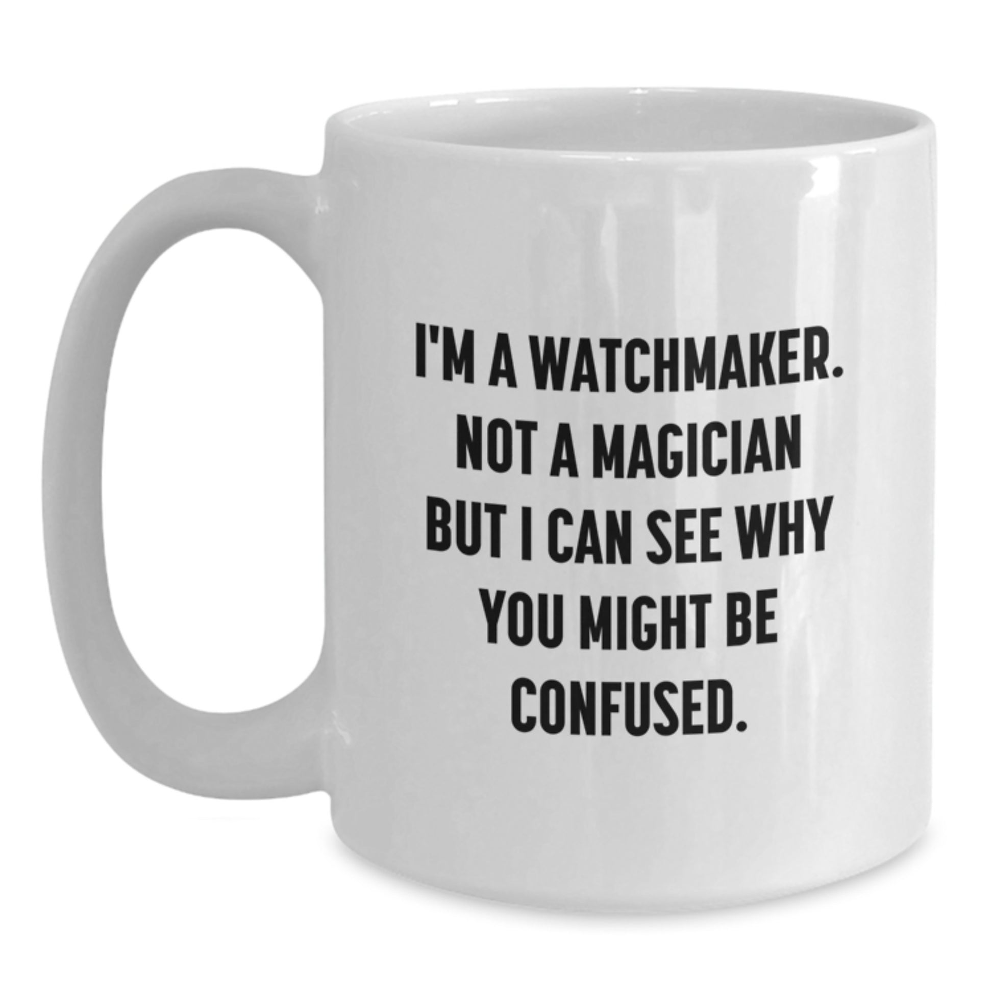 Watchmaker Keepsake Mug for Him Birthday Gift - Main