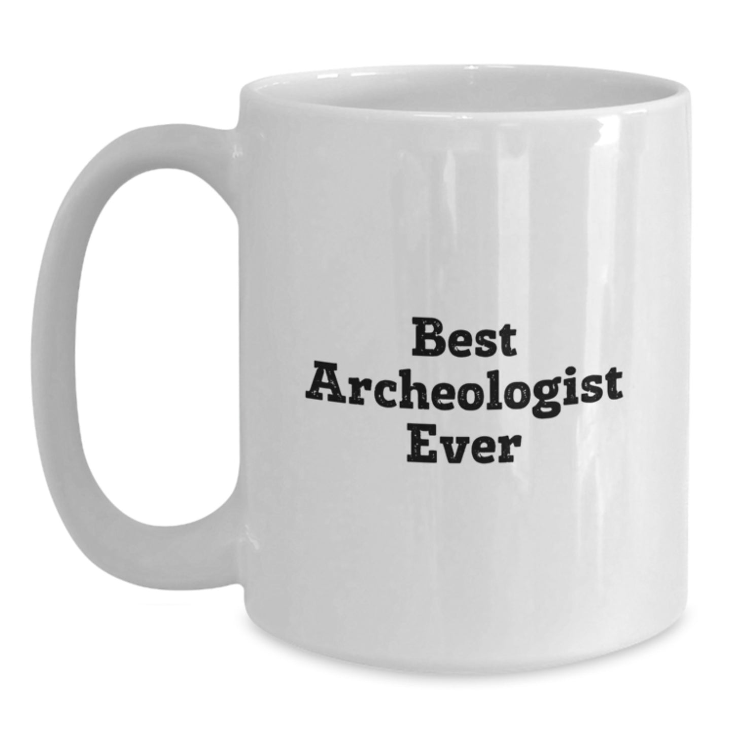 Archeologist Keepsake White Coffee Mug Birthday Gift for Him - Main
