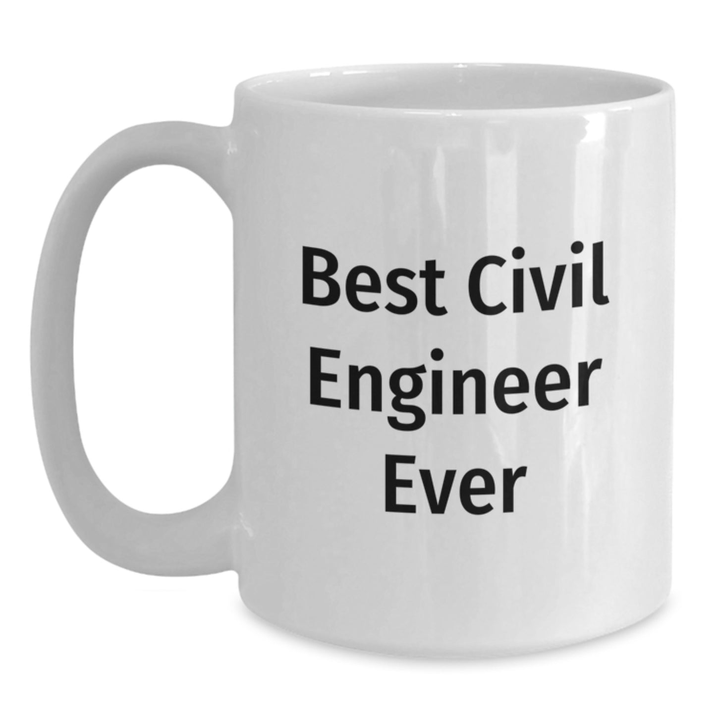 Civil Engineer Keepsake White Coffee Mug for Him Birthday Gift - Main