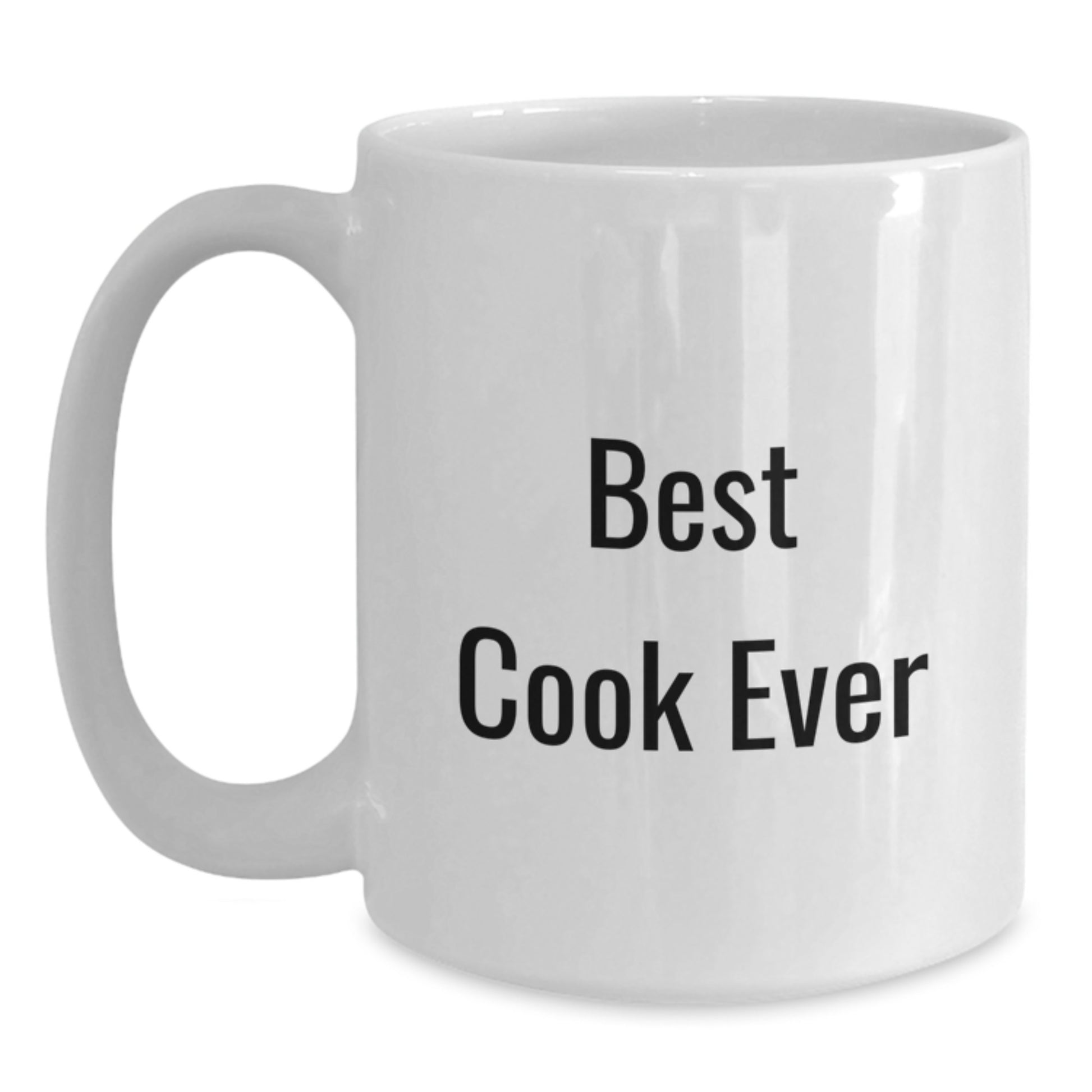 Best Cook Ever Keepsake Ceramic White Coffee Mug for Him Birthday Gift - Main