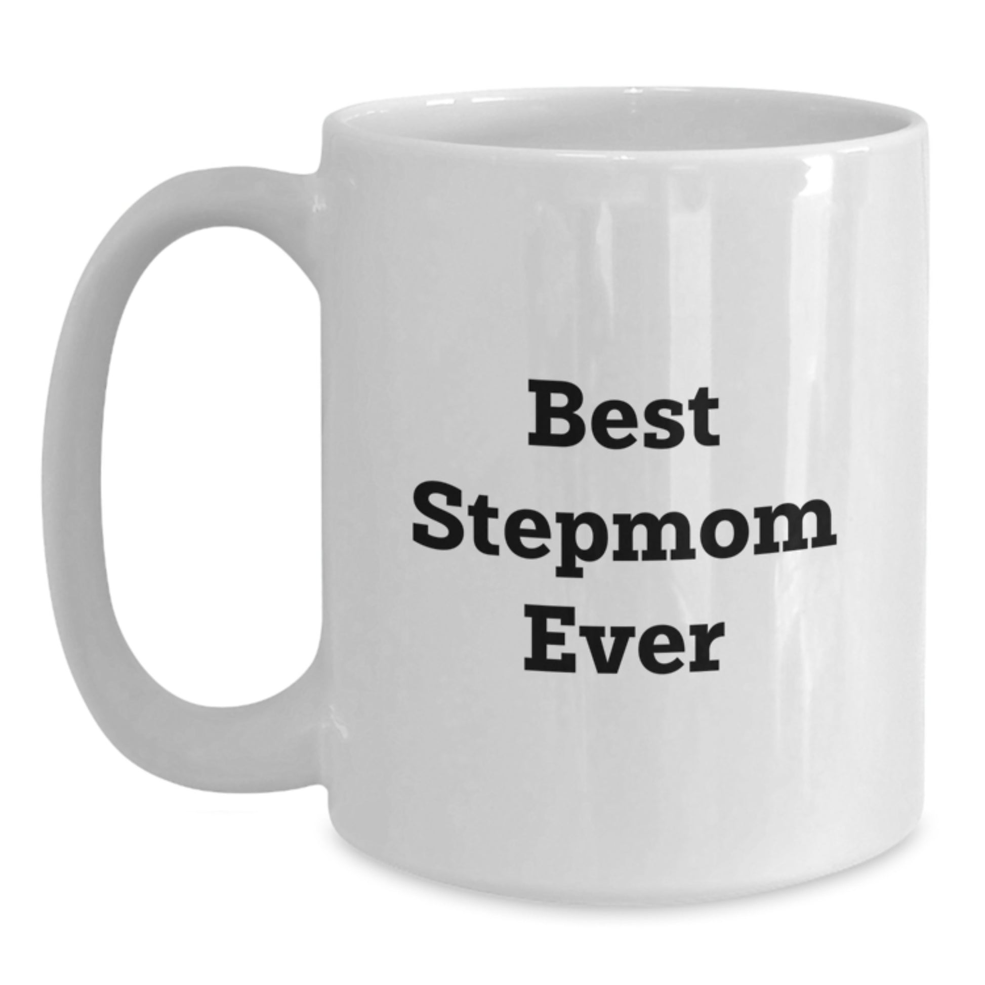 Stepmom White Coffee Mug Keepsake Best Stepmom Birthday Gift for Him - Main
