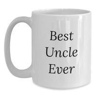 Load image into Gallery viewer, Funny Uncle Gifts for Him, White Coffee Mug Best Uncle Ever Christmas Unique Presents from Family or Friends - Main
