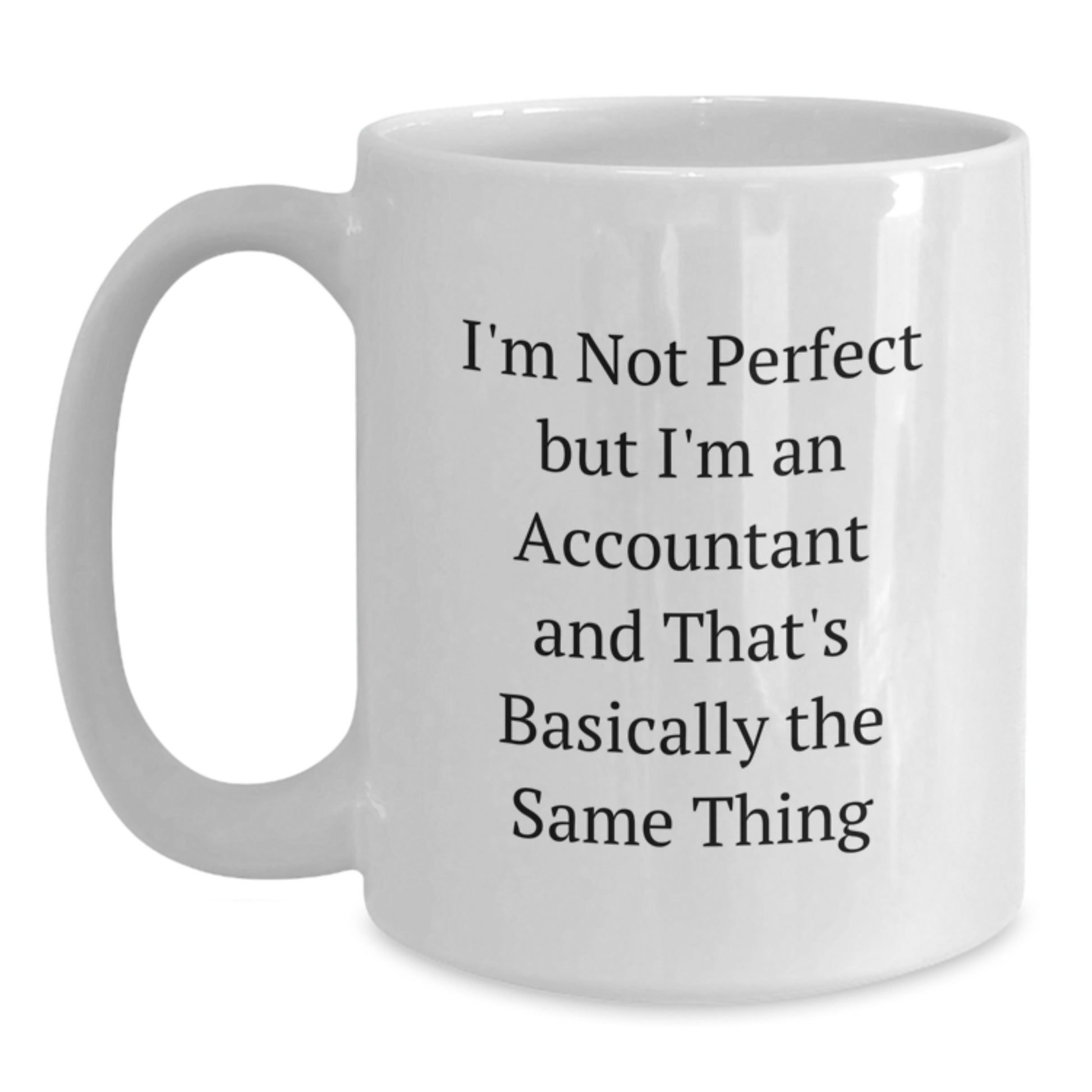 Accountant Keepsake White Coffee Mug Birthday Gift for Him - Main