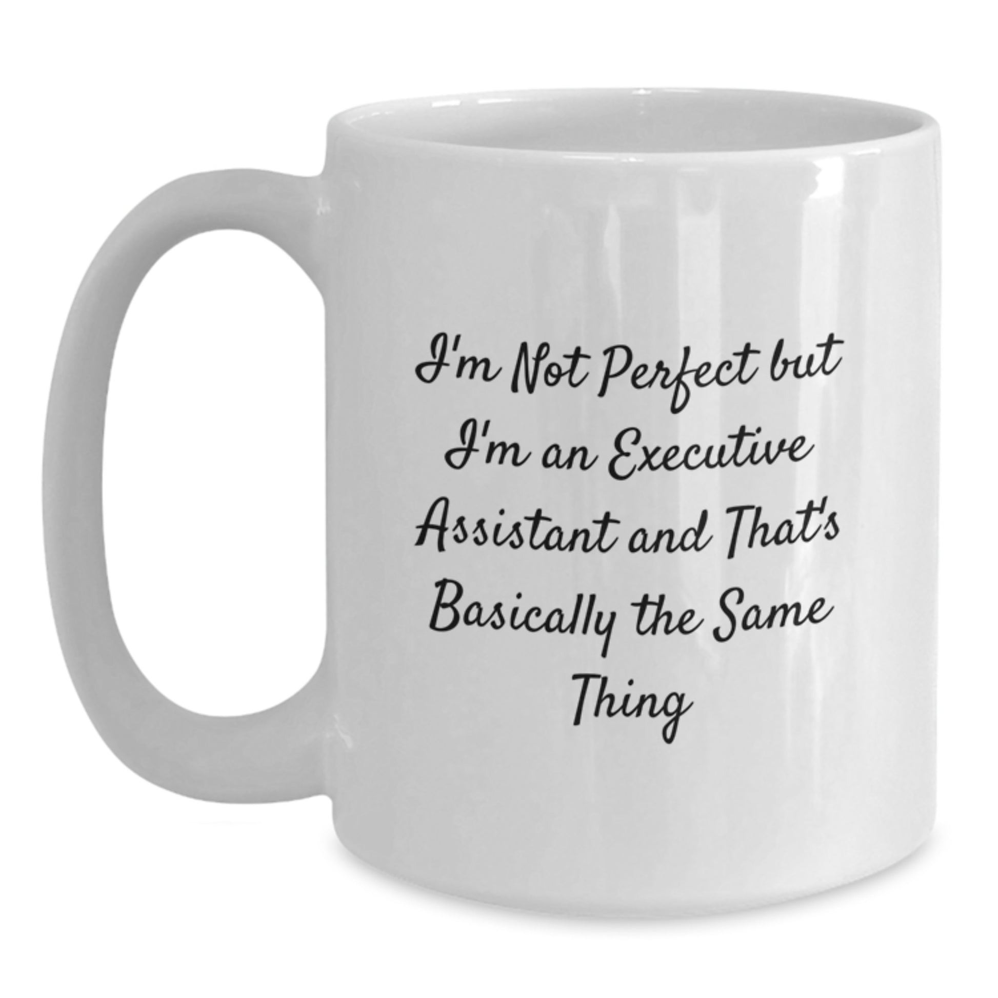 Birthday Gift for Her Executive Assistant White Coffee Mug Present - Main