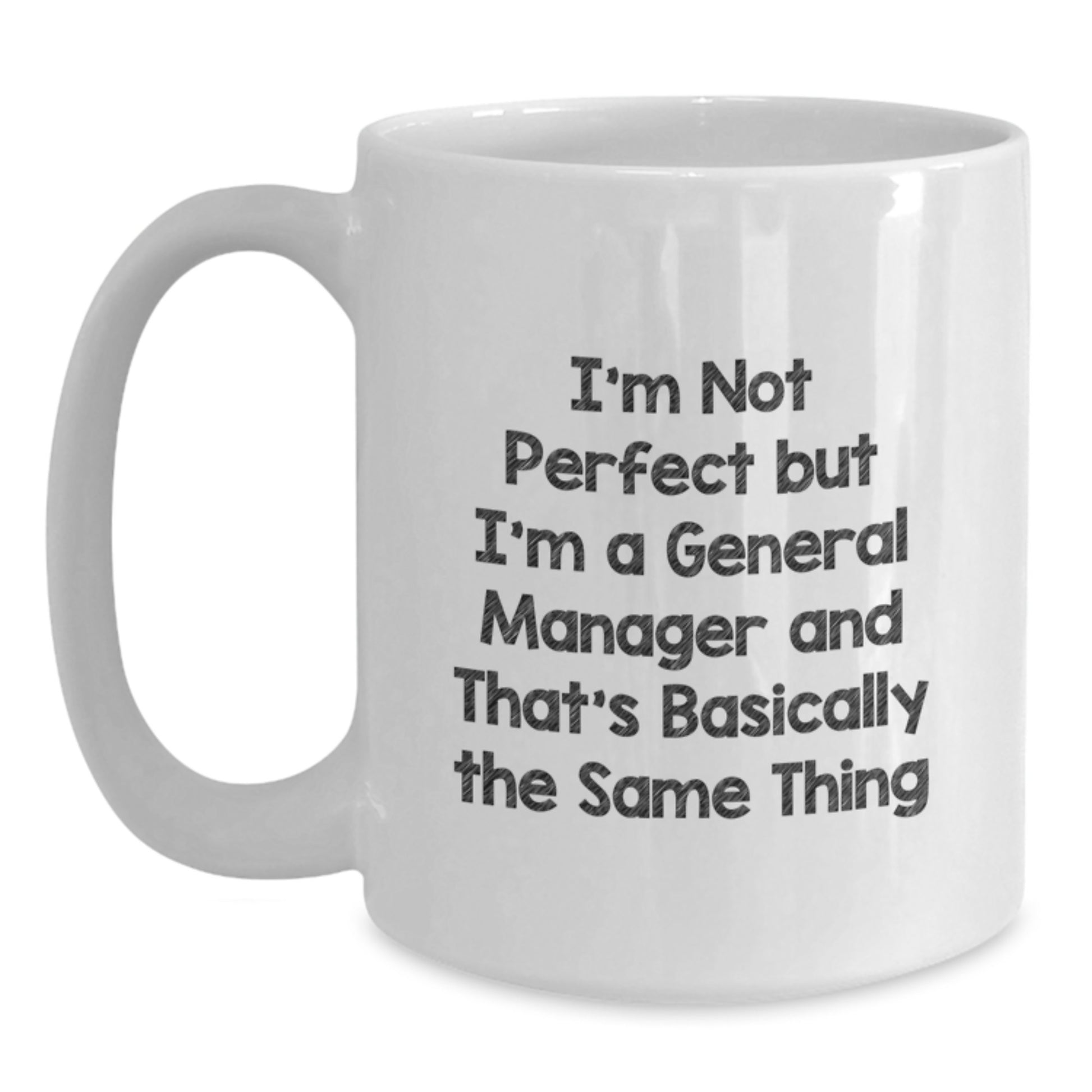 General Manager Keepsake Mug for Him Birthday Gift White 11oz Ceramic - Main