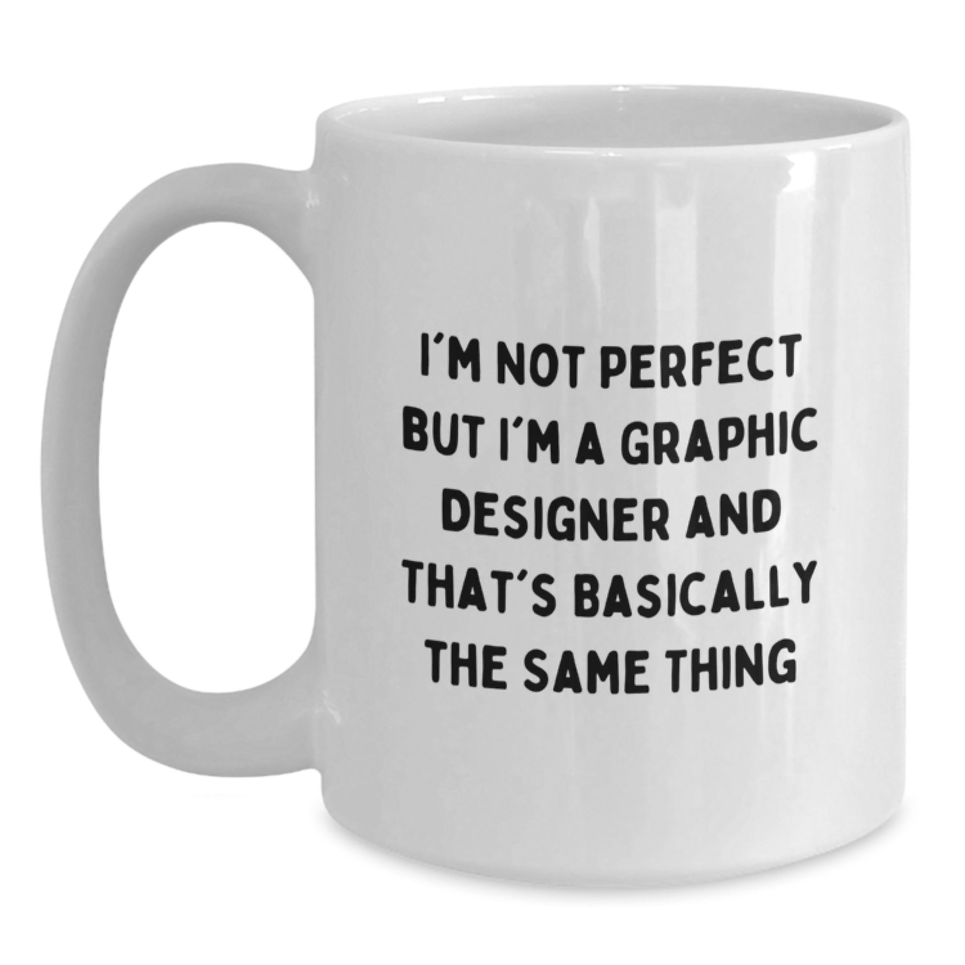 Graphic Designer Keepsake White Coffee Mug for Him Birthday Gift - Main