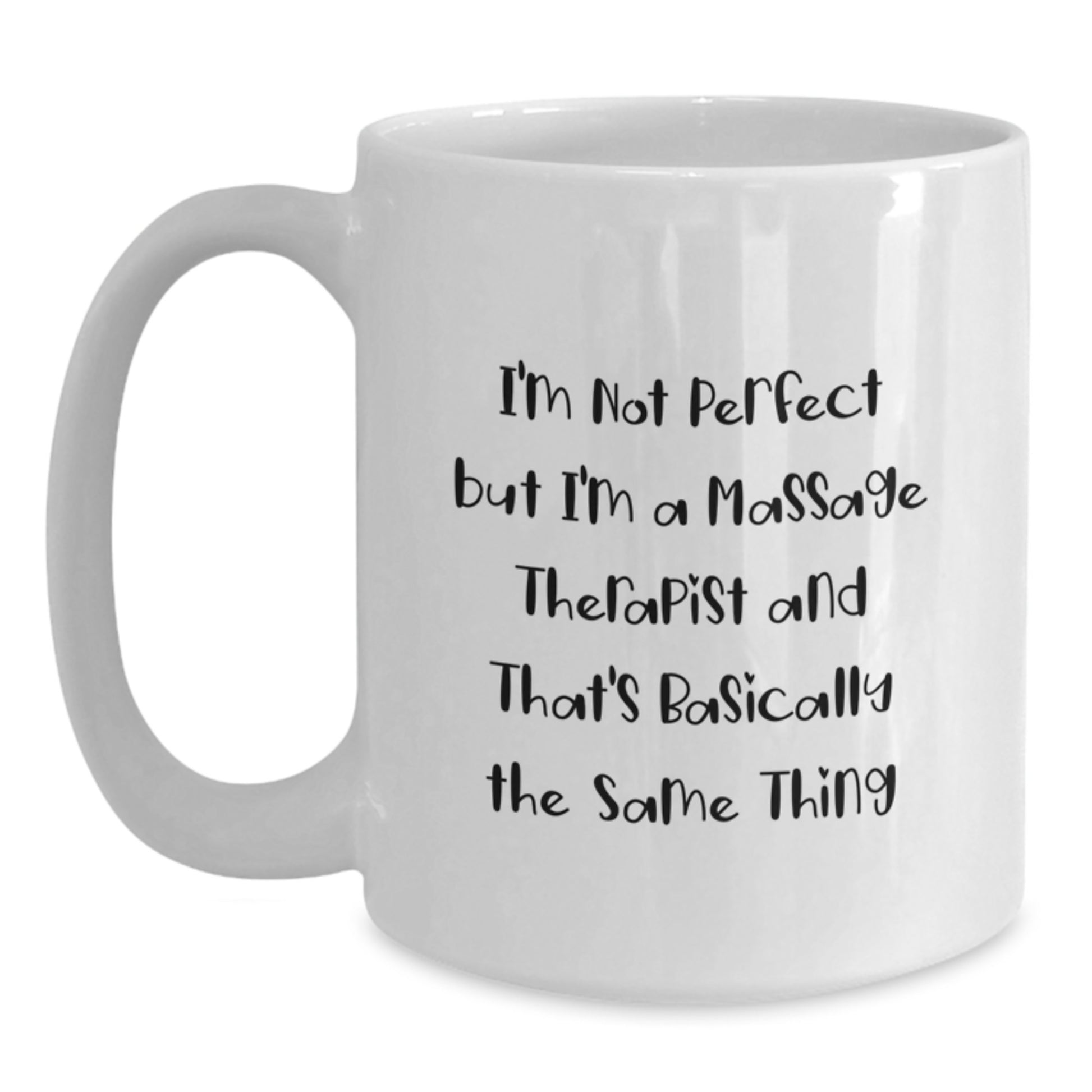 Massage Therapist Keepsake Mug for Him Birthday Gift White Ceramic 11oz - Main