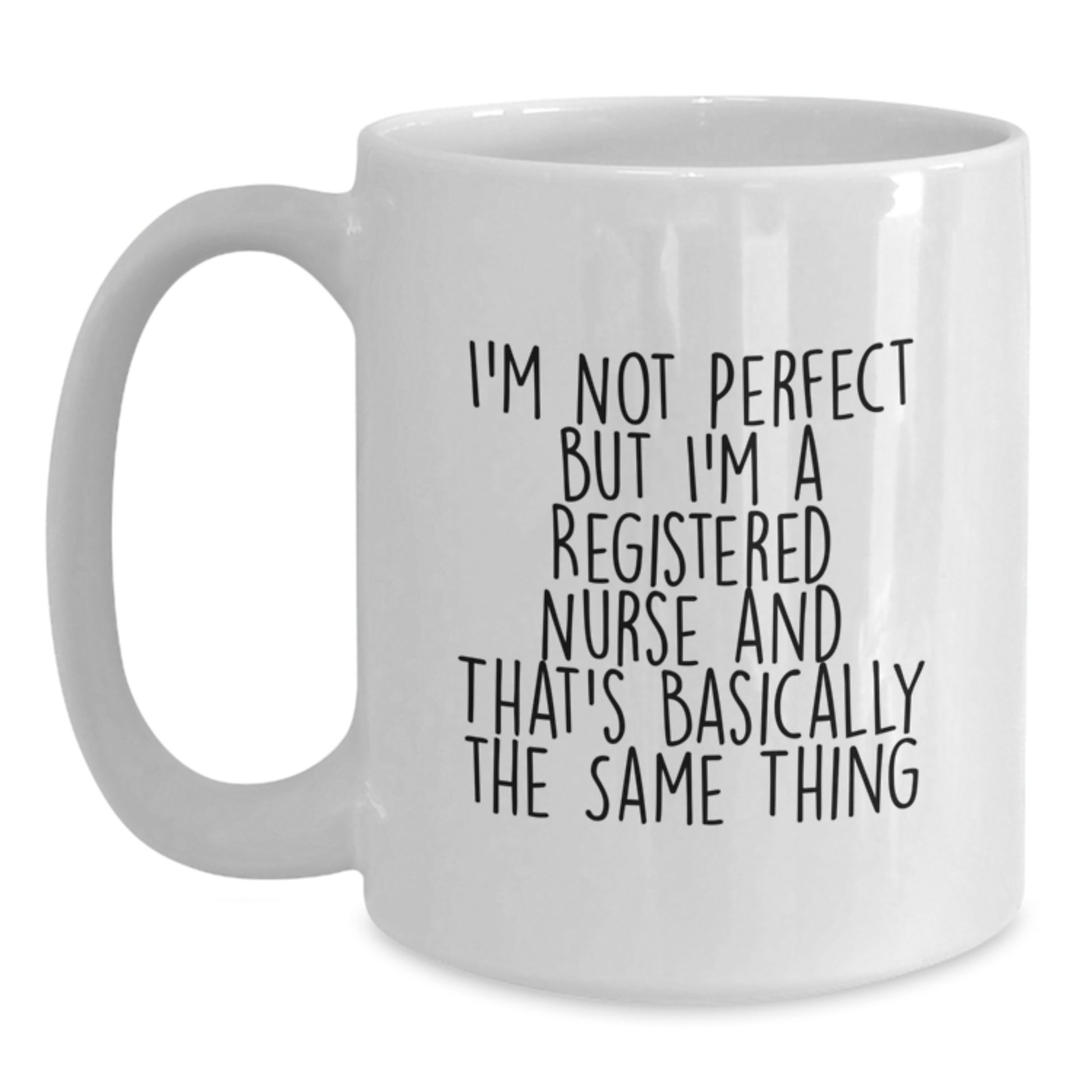 Registered Nurse Keepsake White Coffee Mug for Him Birthday Gift - Main