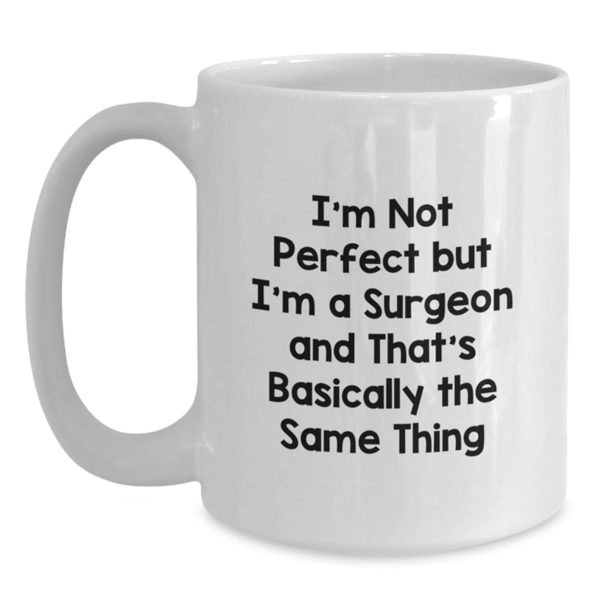 Surgeon Keepsake White Coffee Mug for Him Birthday Gift - Main