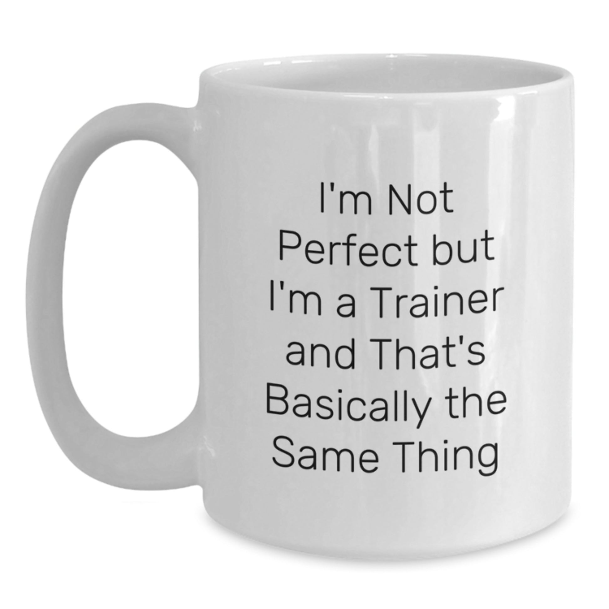 Trainer Keepsake Mug for Him Birthday Gift - 15oz Ceramic Microwave Safe - Main