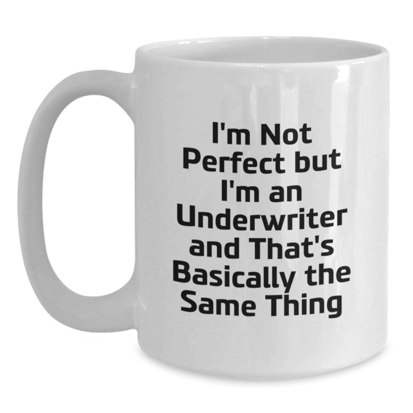 Underwriter Keepsake White Ceramic 11oz Coffee Mug for Him Birthday Gift - Main
