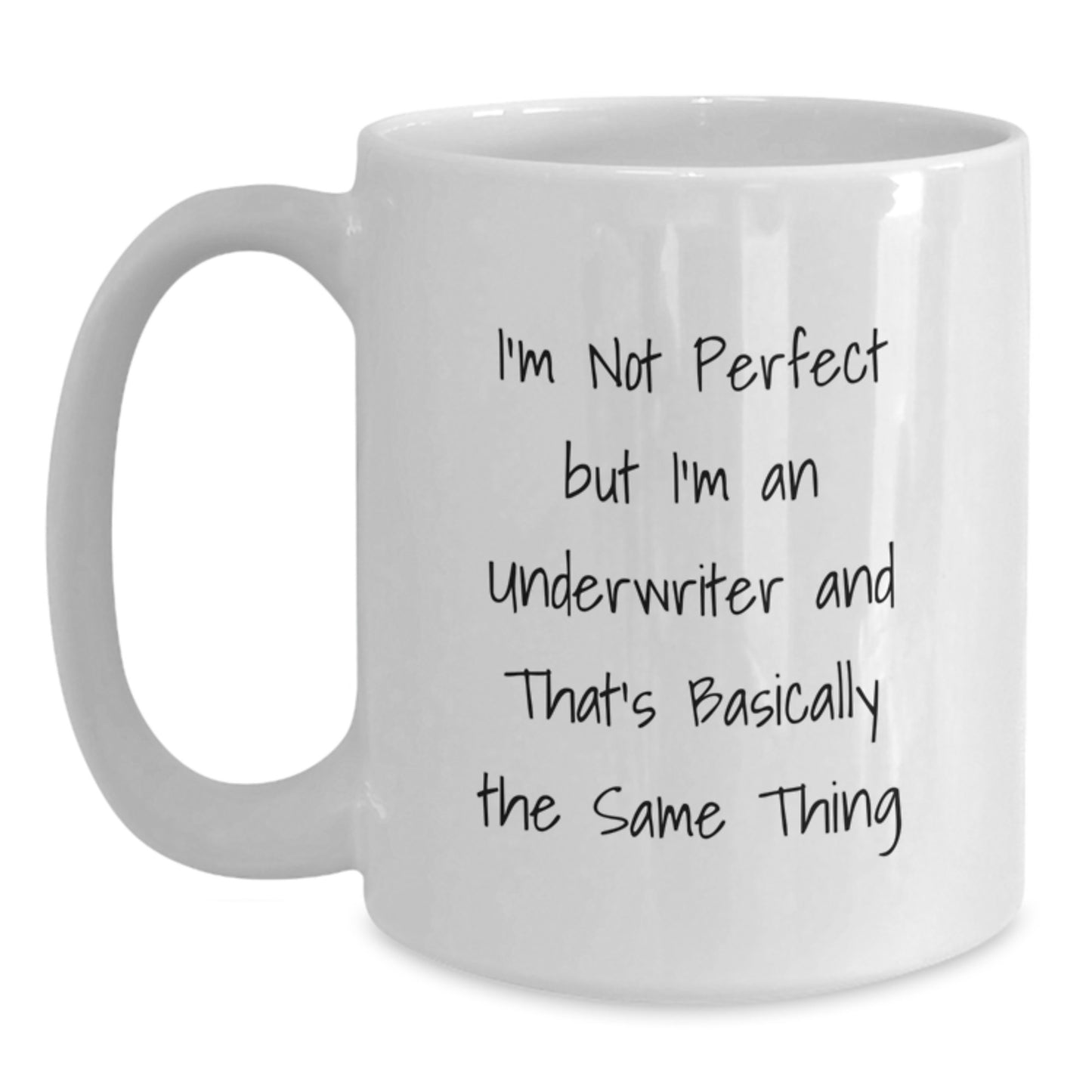 Underwriter Memento White Coffee Mug for Teens Birthday Gift With Quote - Main