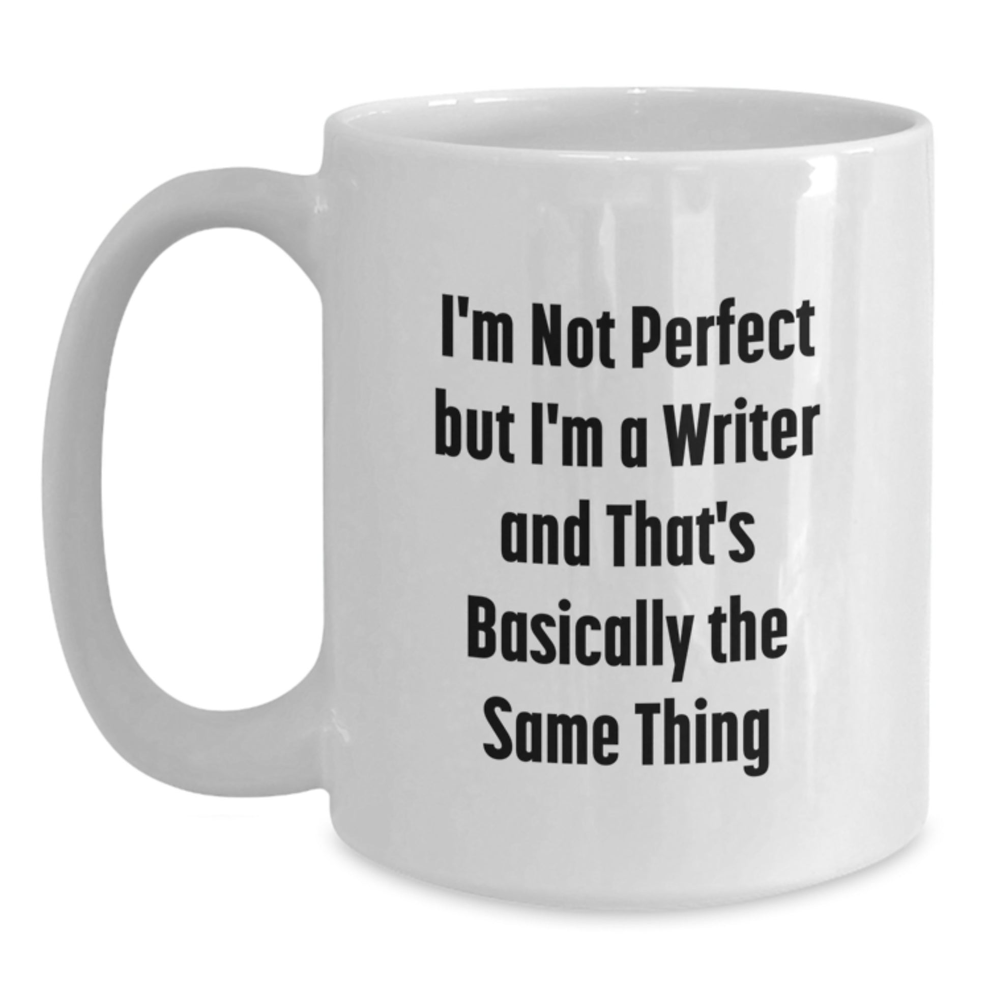 Writer White Coffee Mug Keepsake Birthday Gift for Him and Quote - Main