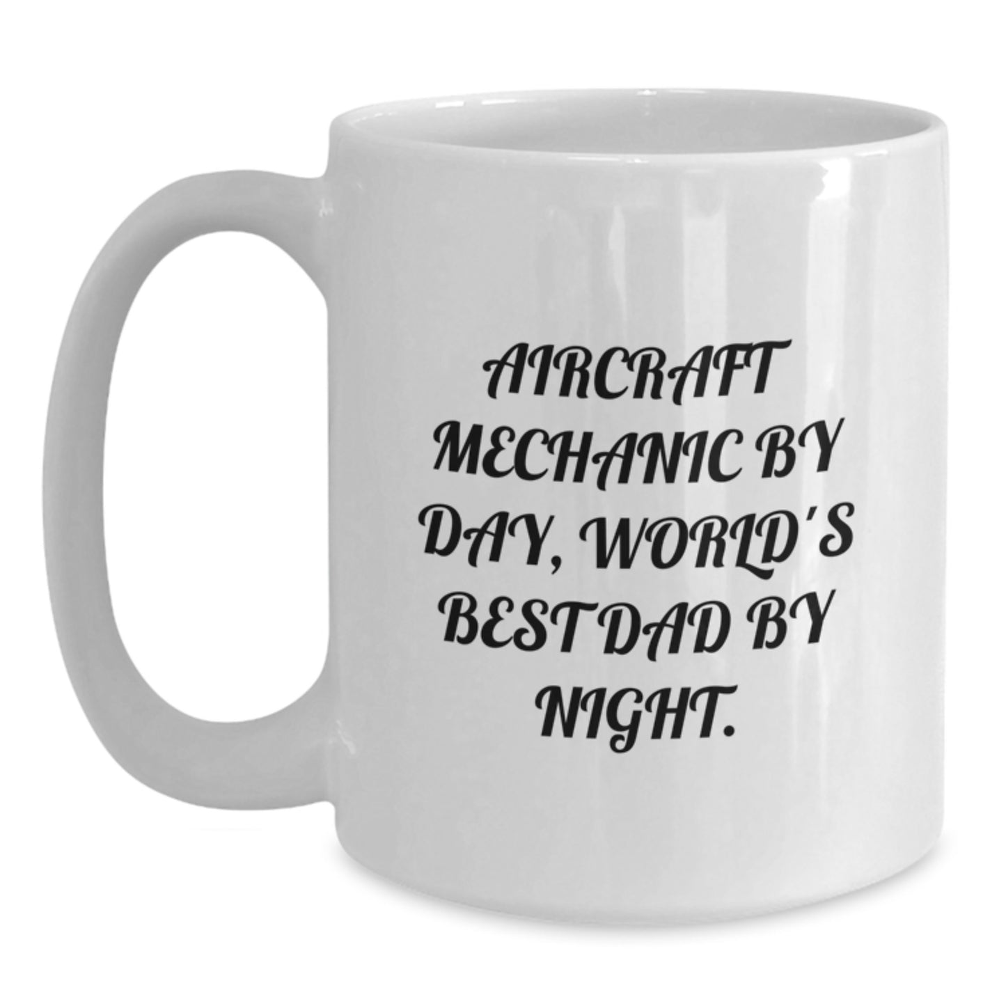 Aircraft Mechanic Keepsake White Mug for Him Birthday Gift - Main