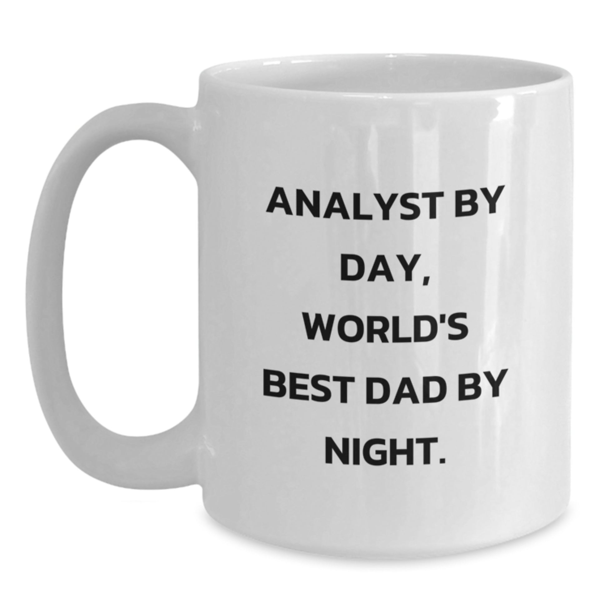 Analyst Keepsake White Ceramic 11oz Mug for Him Birthday Gift - Main