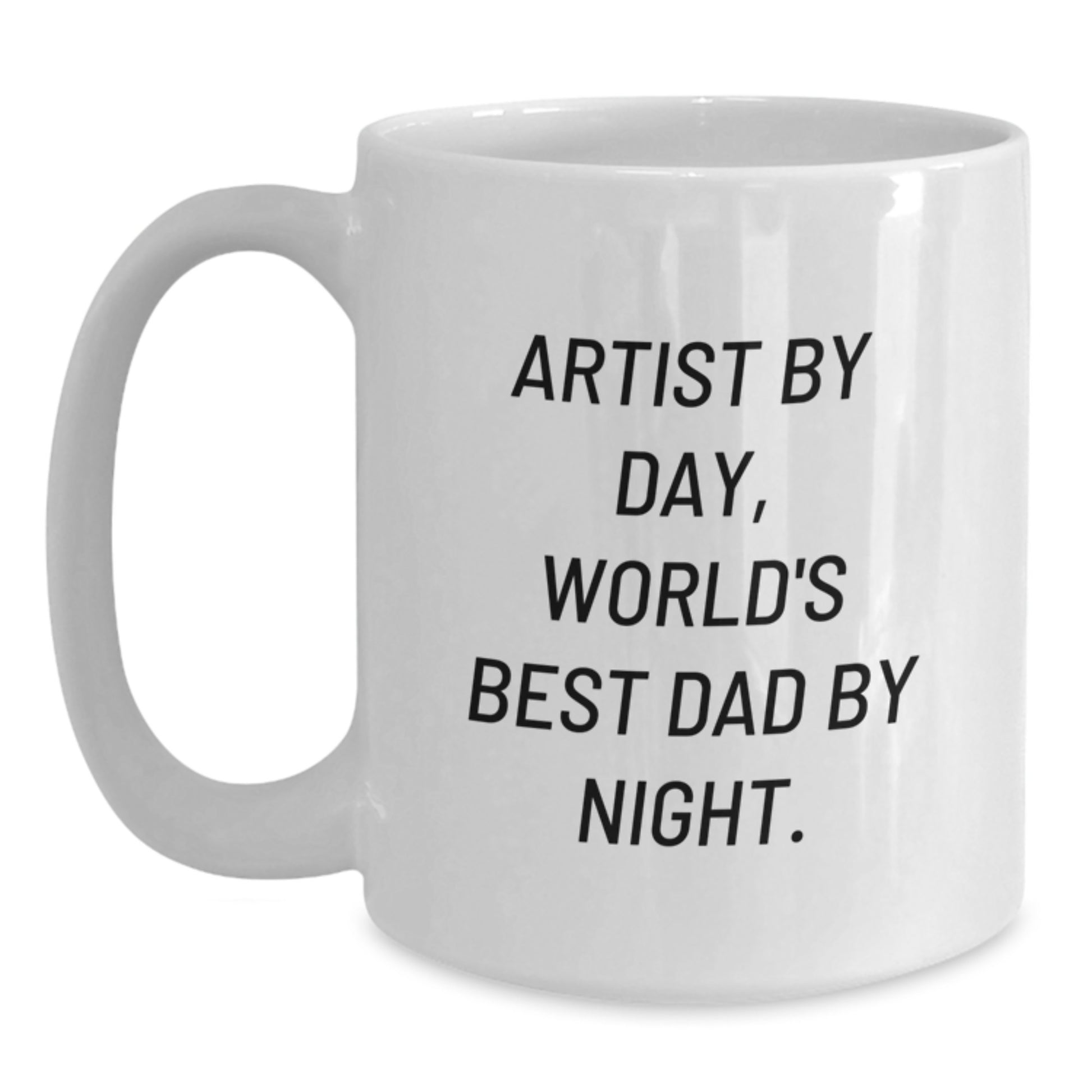 Birthday Gift for Her Artist White Coffee Mug Present - Main