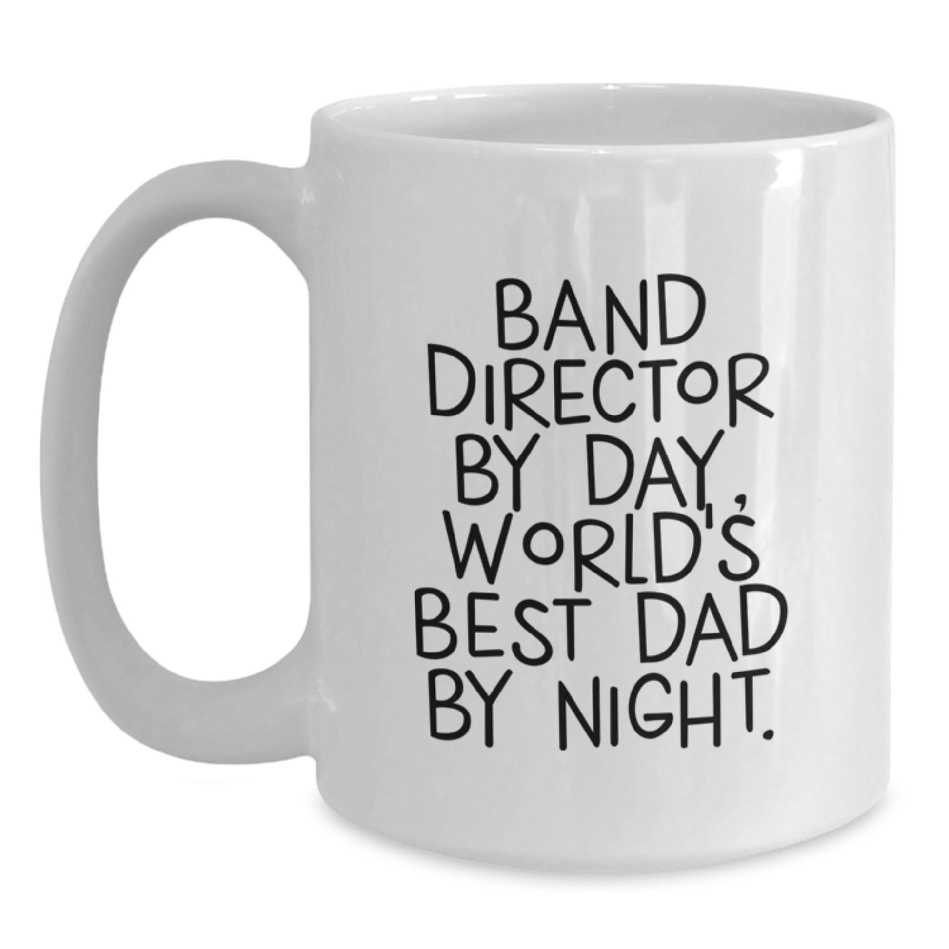 Band Director Keepsake White Coffee Mug for Him Birthday Gift - Main