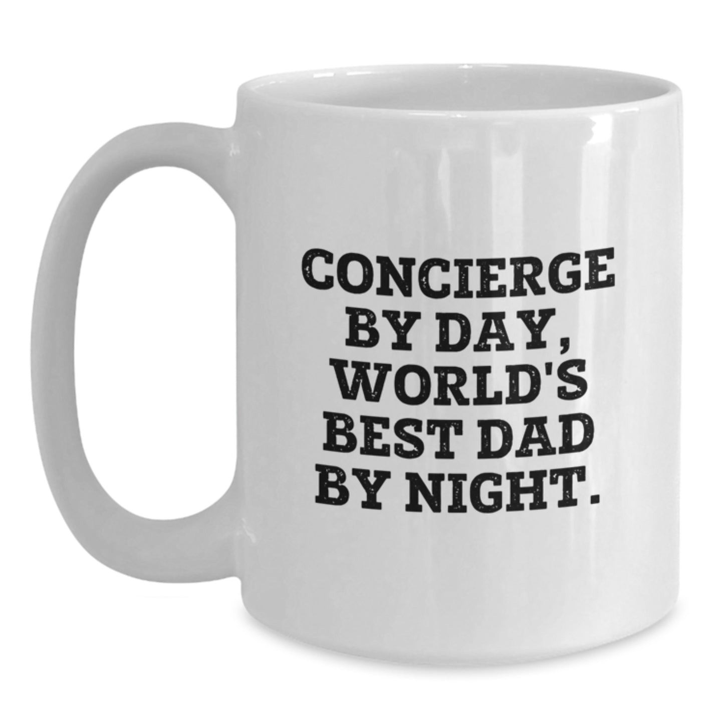 Concierge White Coffee Mug Keepsake Birthday Gift for Him - Main