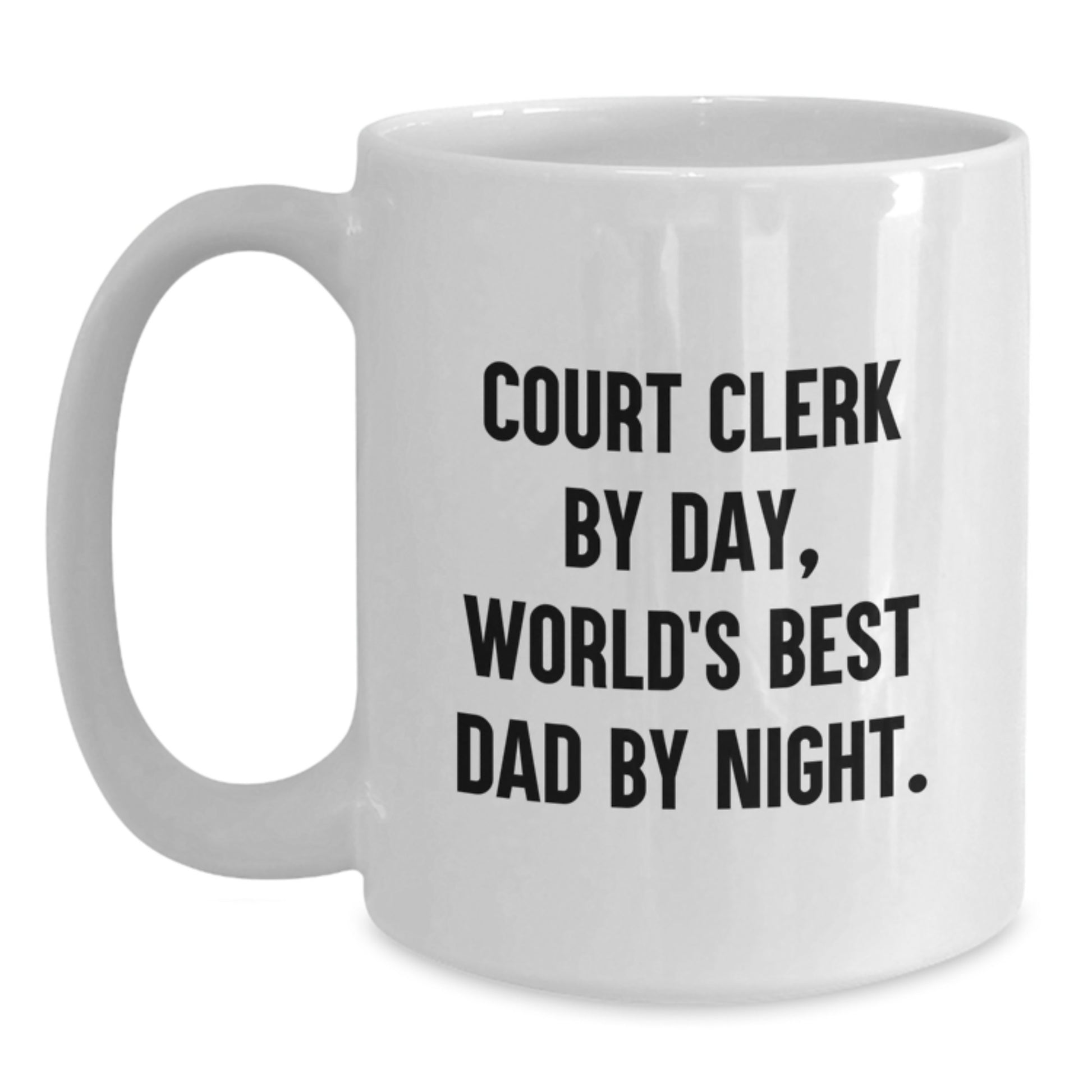 Court Clerk Keepsake Mug for Him Birthday Gift - Main