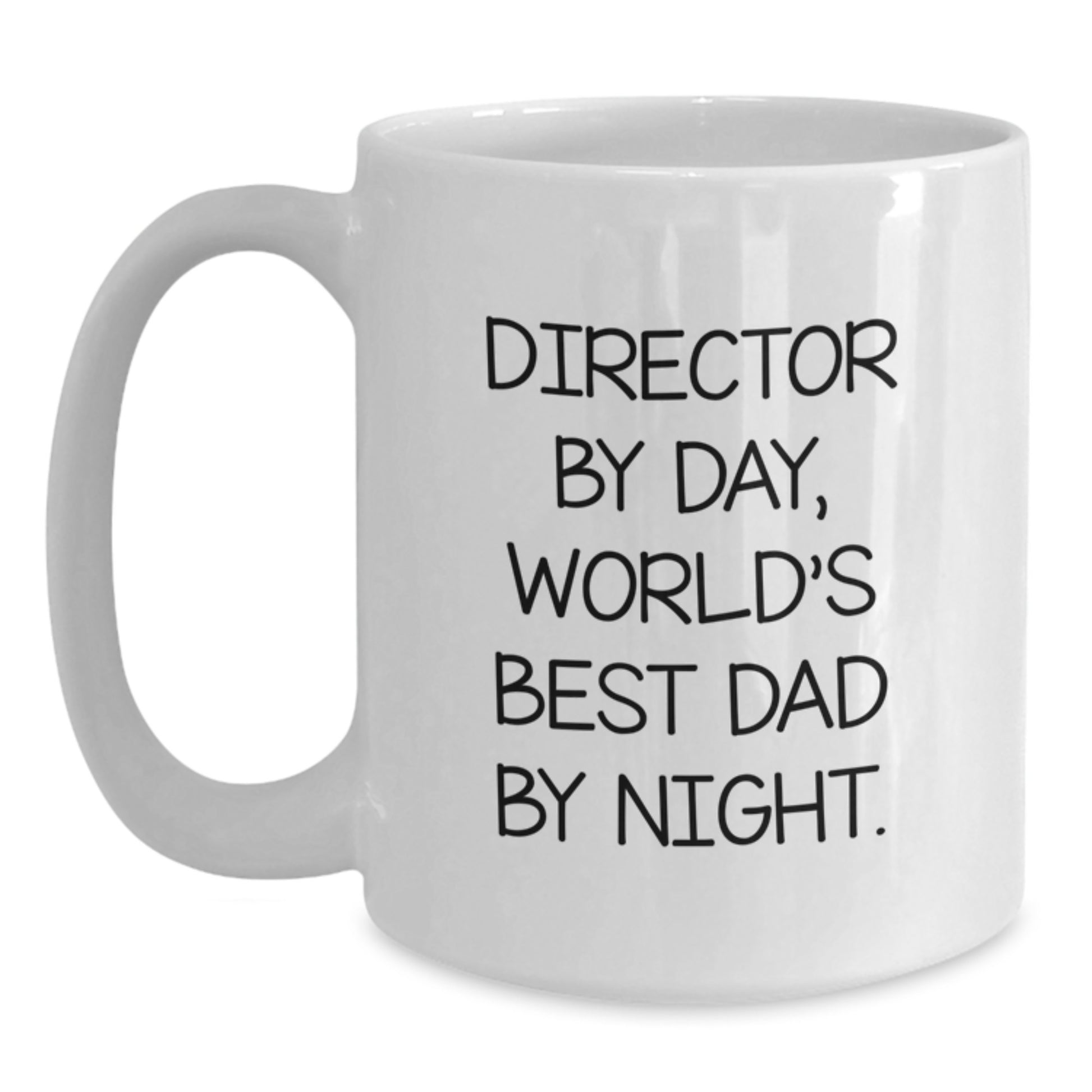 Birthday Gift Director By Day, World's Best Dad By Night Mug for Her - Main