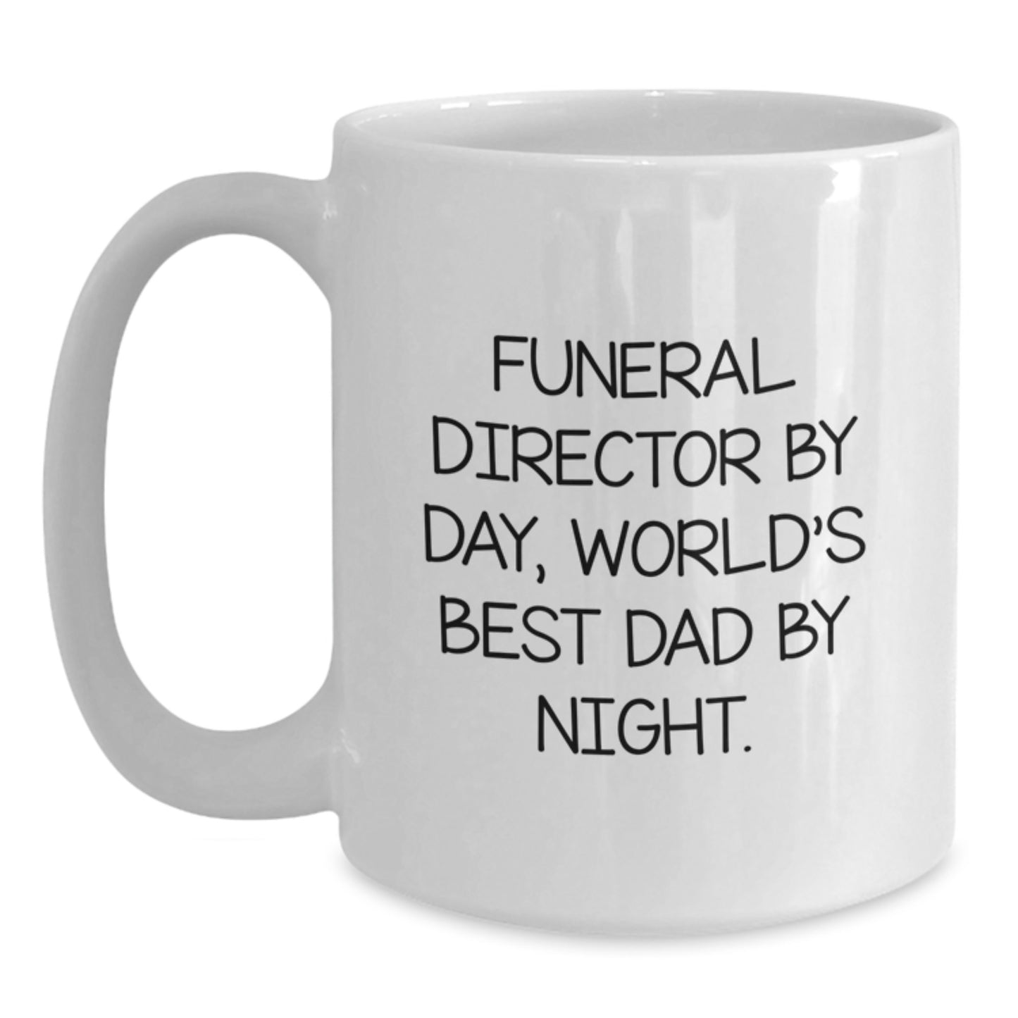 Funeral Director White Ceramic Coffee Mug Keepsake Birthday Gift for Him - Main