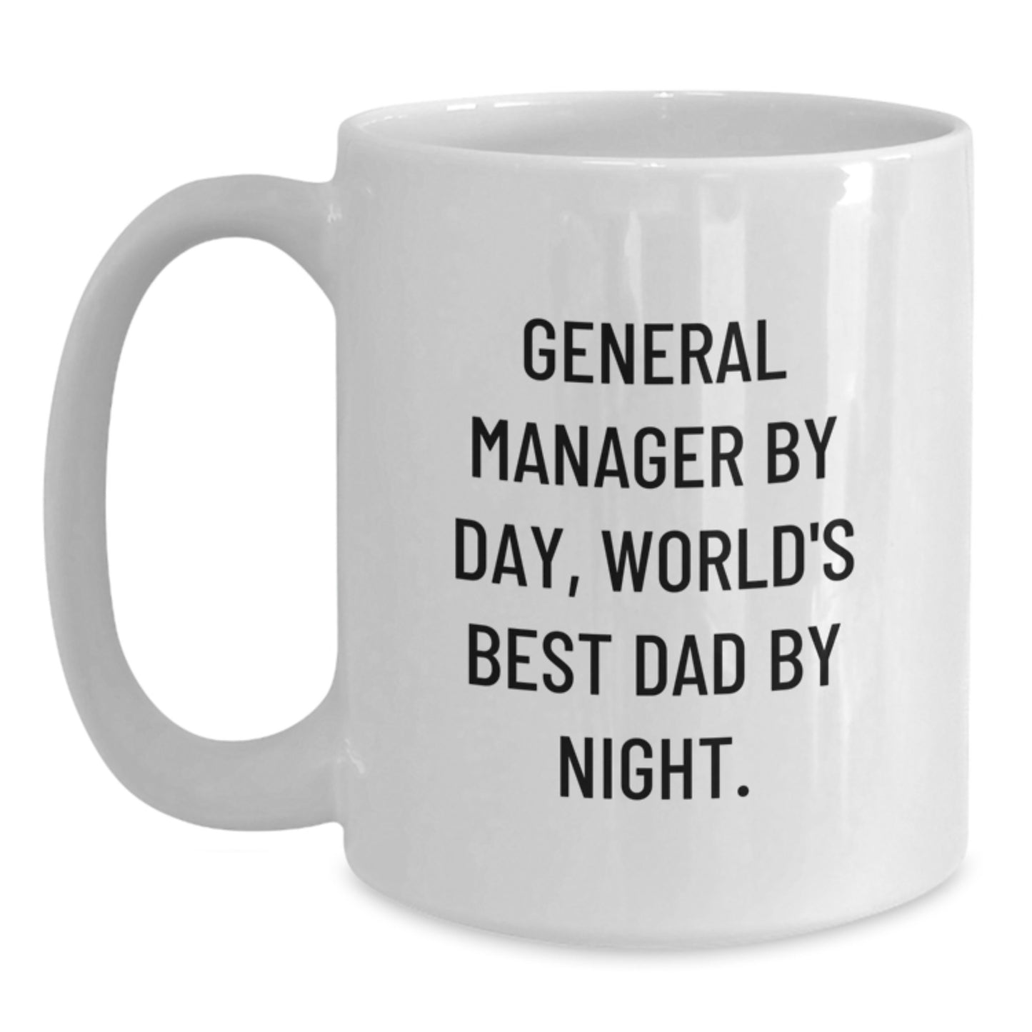 General Manager Keepsake White Coffee Mug for Him Birthday Gift - Main