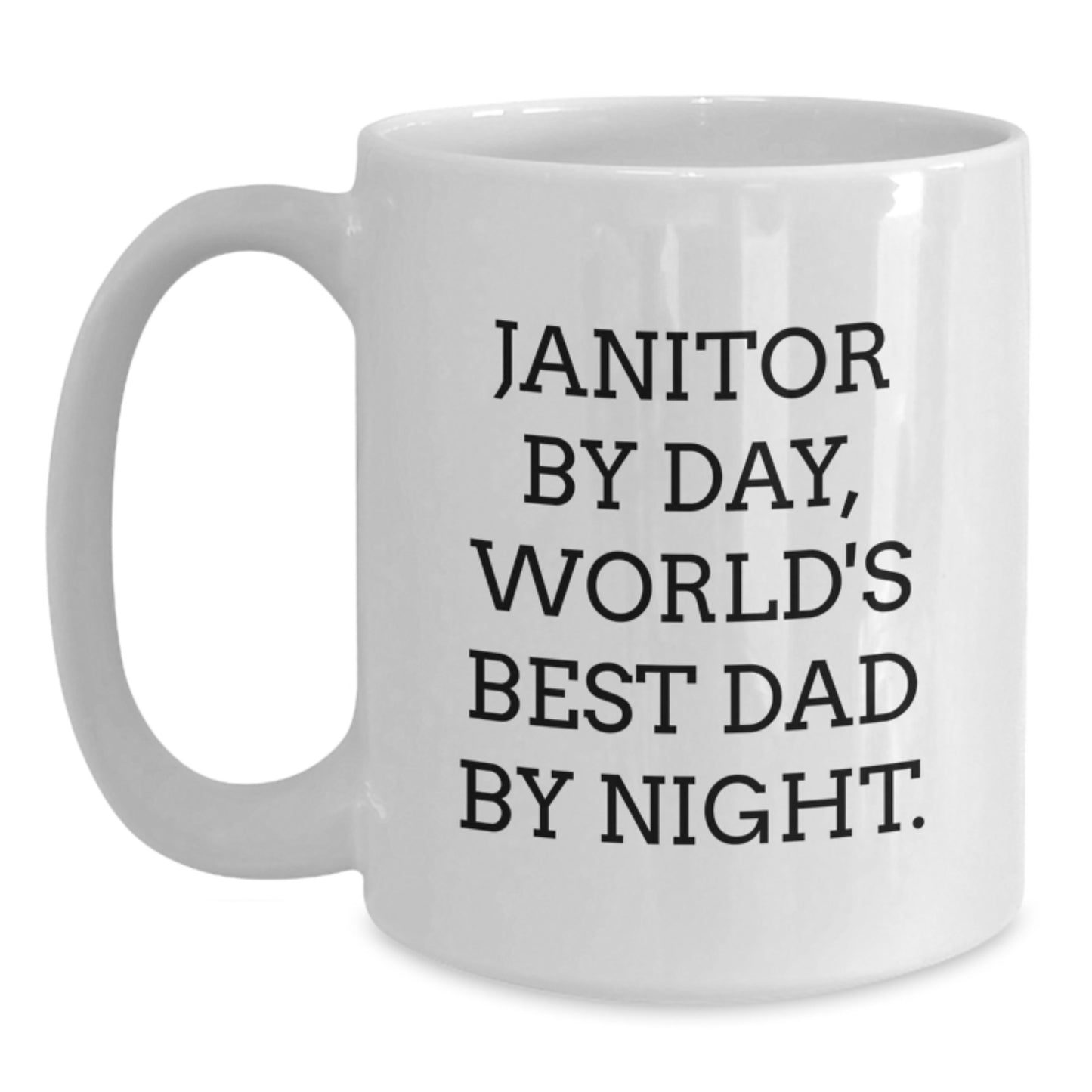 Janitor Keepsake Mug for Him Birthday Gift - Main
