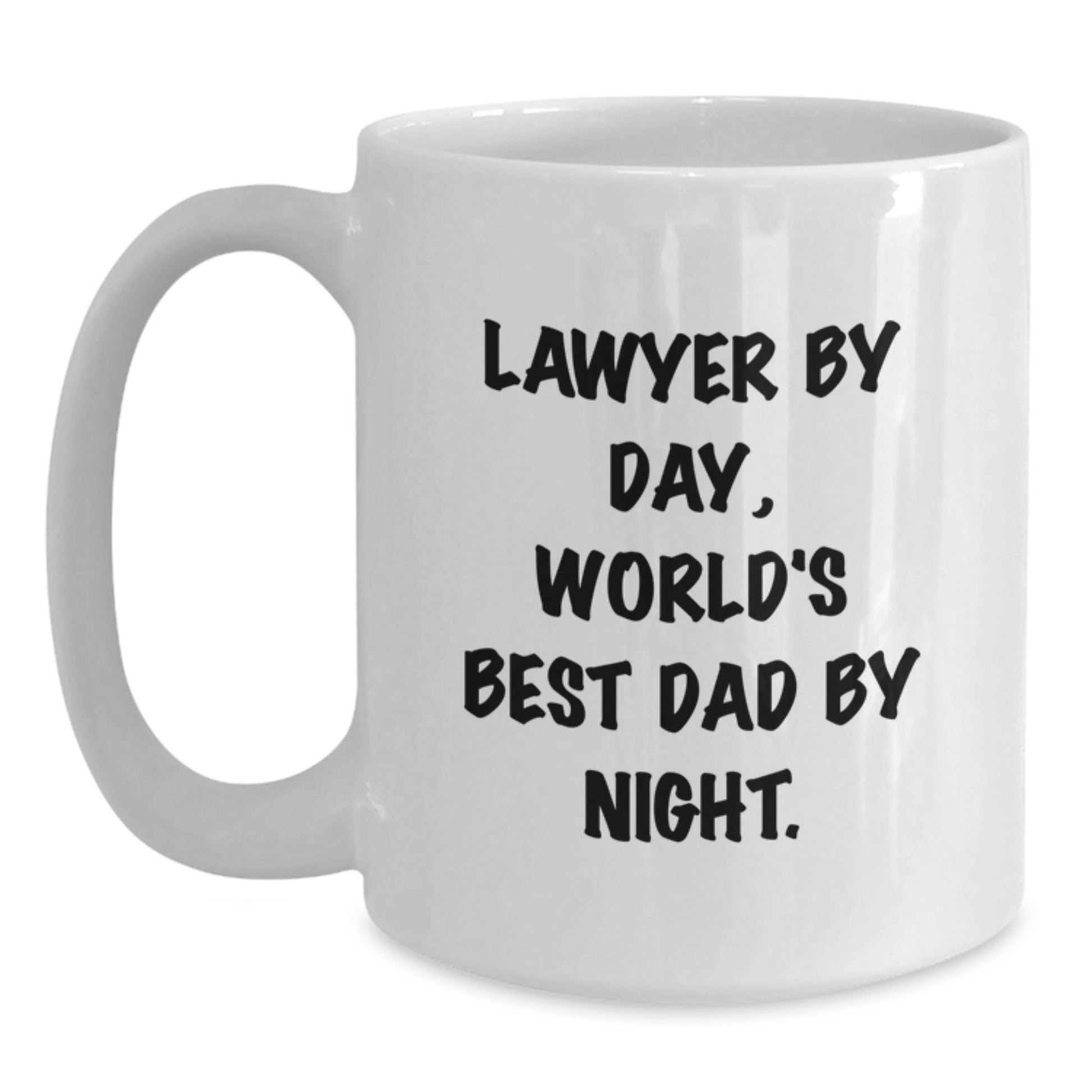Lawyer Keepsake Mug for Him Birthday Gift – Coffee Daily Dad Pride - Main