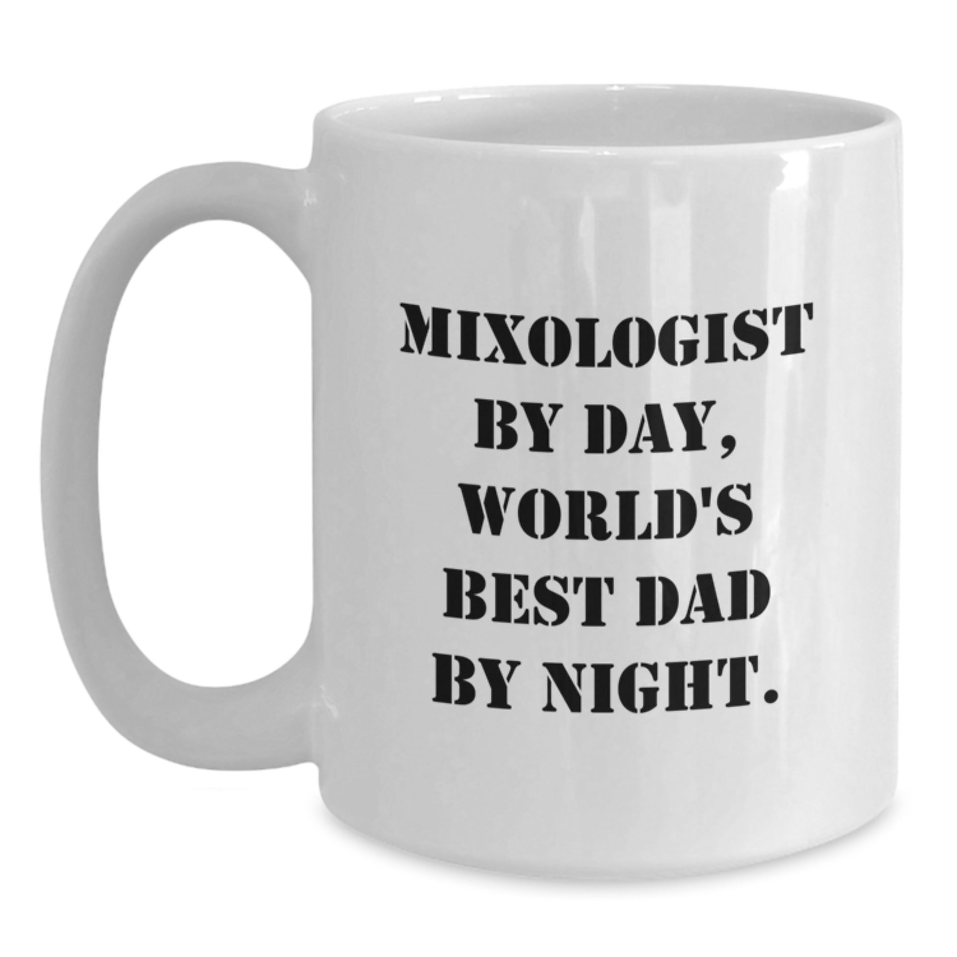 Mixologist Keepsake Mug for Him Birthday Gift - 11oz Ceramic White - Main