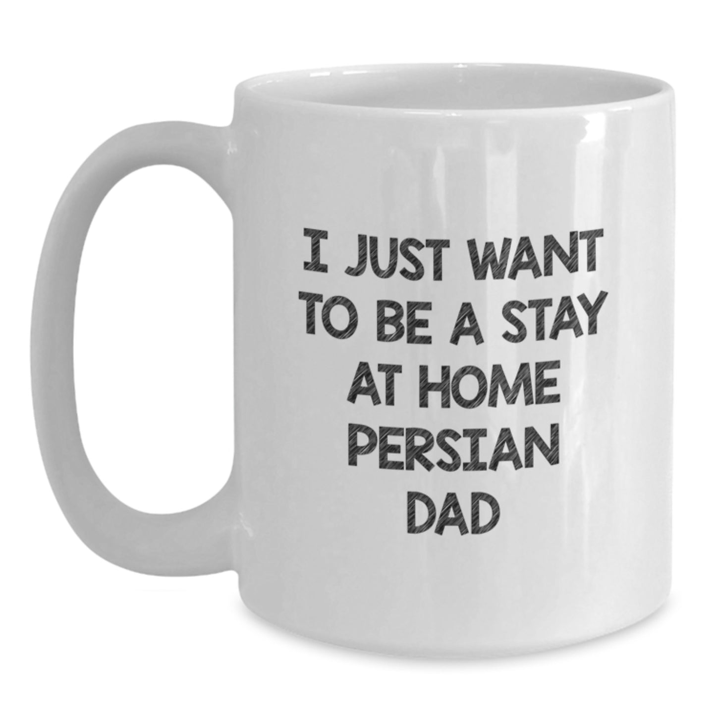 Funny Persian Cat White Coffee Mug for Men Gifts from Women, Valentine's Unique Gift Ideas, Ideal Gift for Persian Cat Dads - Main