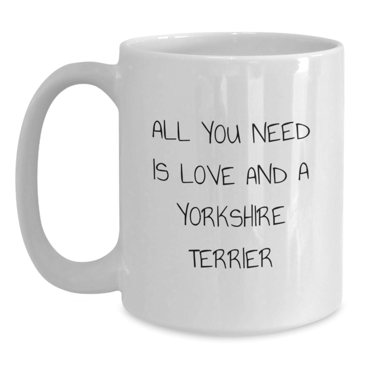 Funny Yorkshire Terrier Dog White Coffee Mugs Gifts from Family Friends Coworkers for Yorkshire Terrier Dog Lovers Graduation Unique Gifts - Main