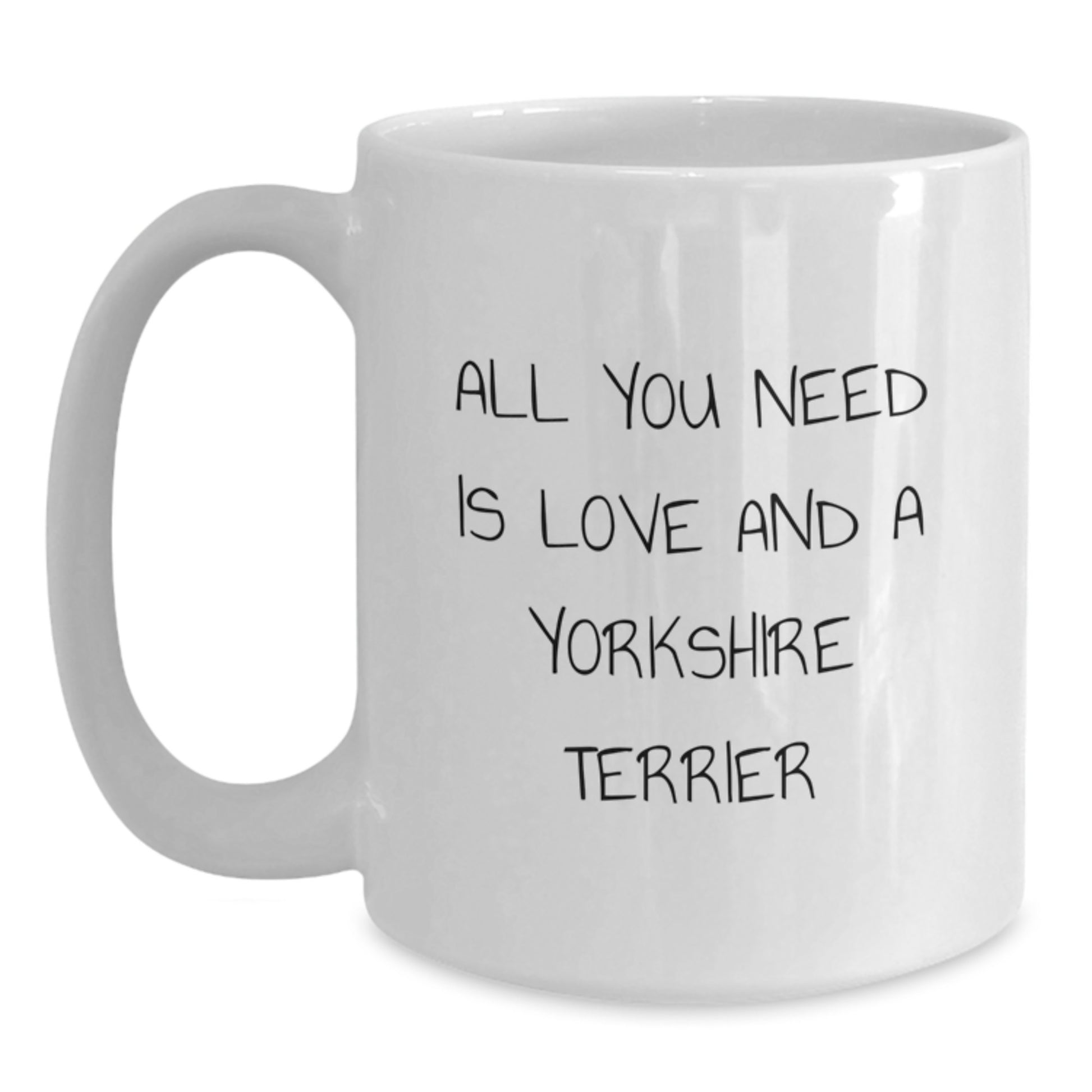 Funny Yorkshire Terrier Dog White Coffee Mugs Gifts from Family Friends Coworkers for Yorkshire Terrier Dog Lovers Graduation Unique Gifts - Main